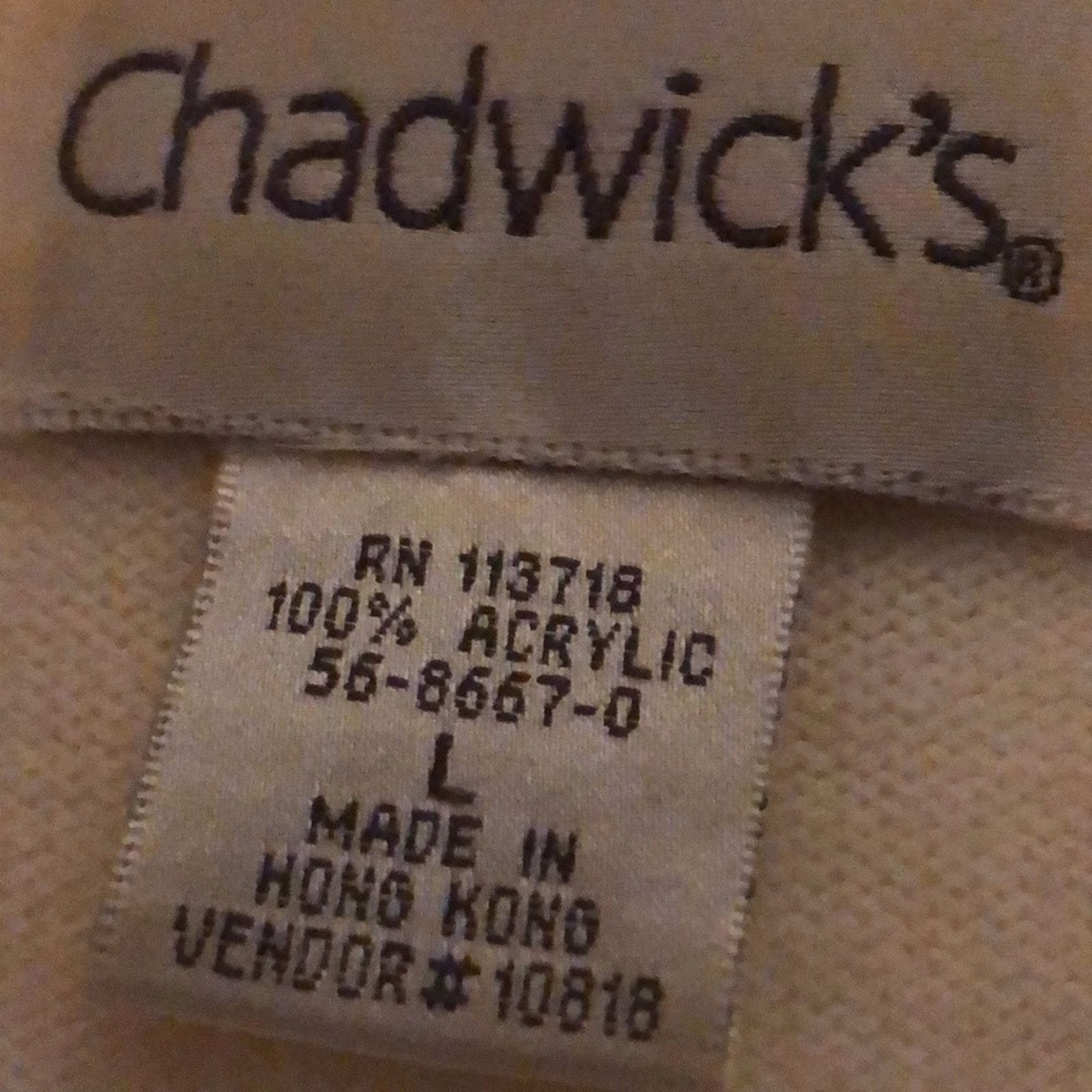 Other Chadwick’s Of Boston cream fringe sweater NWOT L Size L / US 10 / IT 46 - 8 Thumbnail