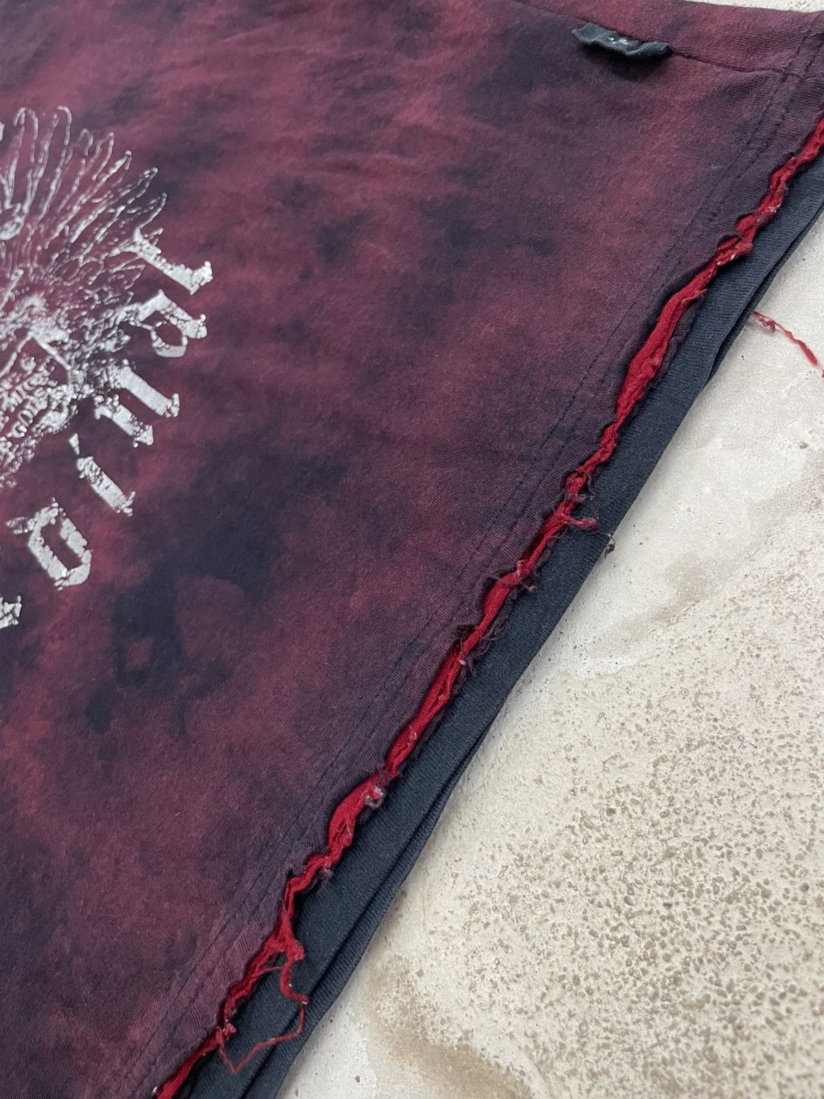 Affliction Bernings Sho Affliction Layer Y2K Gothic Bleach Effect Tee Size US L / EU 52-54 / 3 - 6 Thumbnail