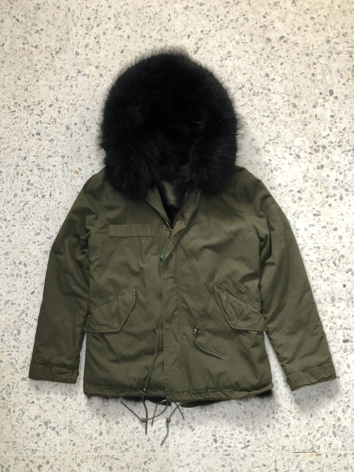 MR & MRS ITALY On Fire🔥 Mr & Mrs Italy Kayote Fur Army Green Parka Jacket Size XXS / US 00 / IT 34 - 3 Thumbnail