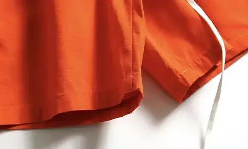 20SS Indigo Union Japan Sharp Orange Pocket Shorts