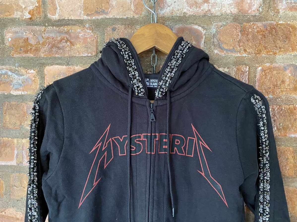 Hysteric Glamour HYSTERIC metalica Punk Studs and spike hoodie Size S / US 4 / IT 40 - 9 Thumbnail