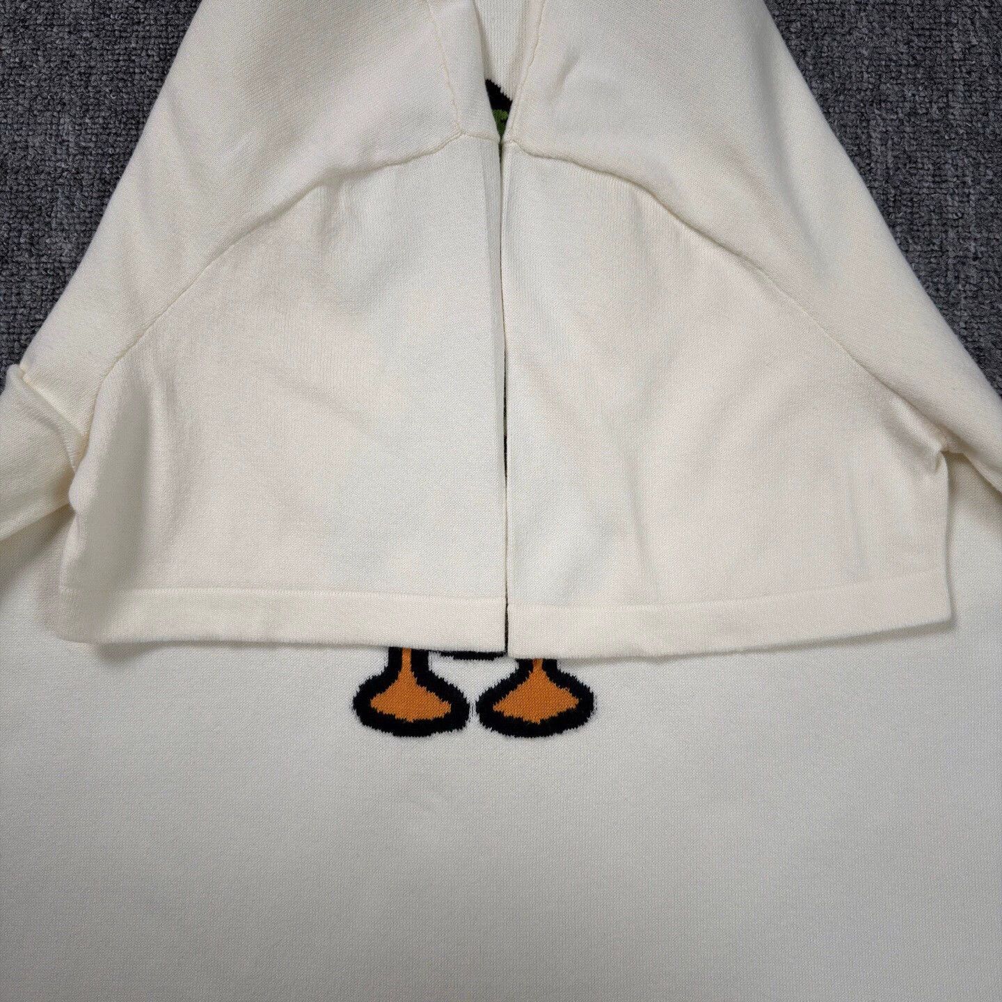 Louis Vuitton LV Nigo duck print ivory knit short-sleeve M Size US M / EU 48-50 / 2 - 6 Thumbnail
