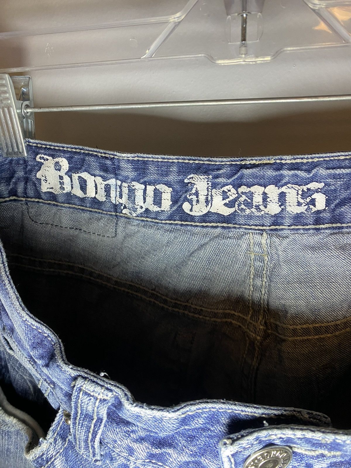 Vintage Vintage Bongo Jeans distressed straight leg jeans Size US 30 / EU 46 - 6 Thumbnail