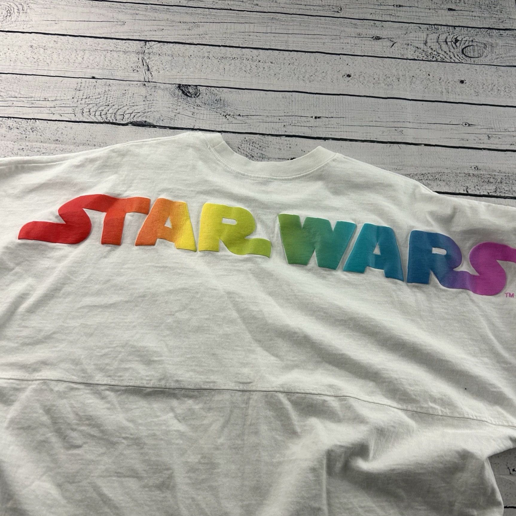 Disney Disney Star Wars Spirit Jersey Shirt Long Sleeve Unisex XL White Size US XL / EU 56 / 4 - 6 Thumbnail
