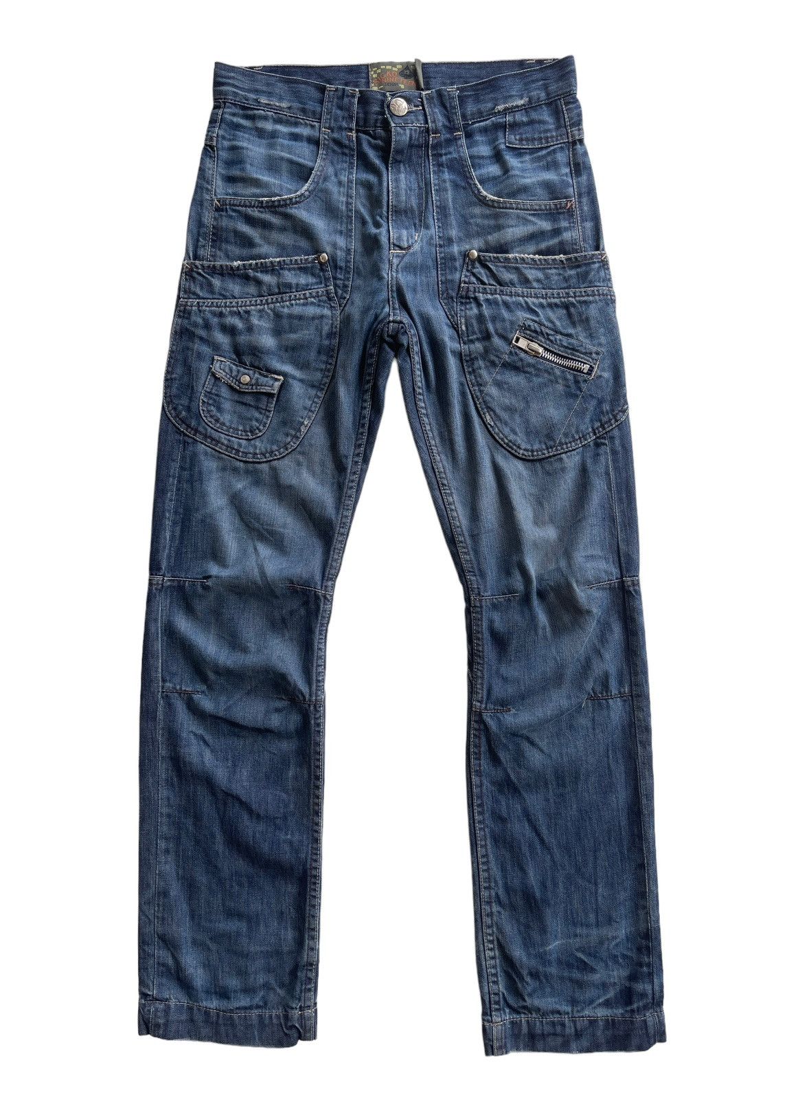 Japanese Brand Sicko Nineteen Multipocket Jeans Size US 31 - 2 Thumbnail