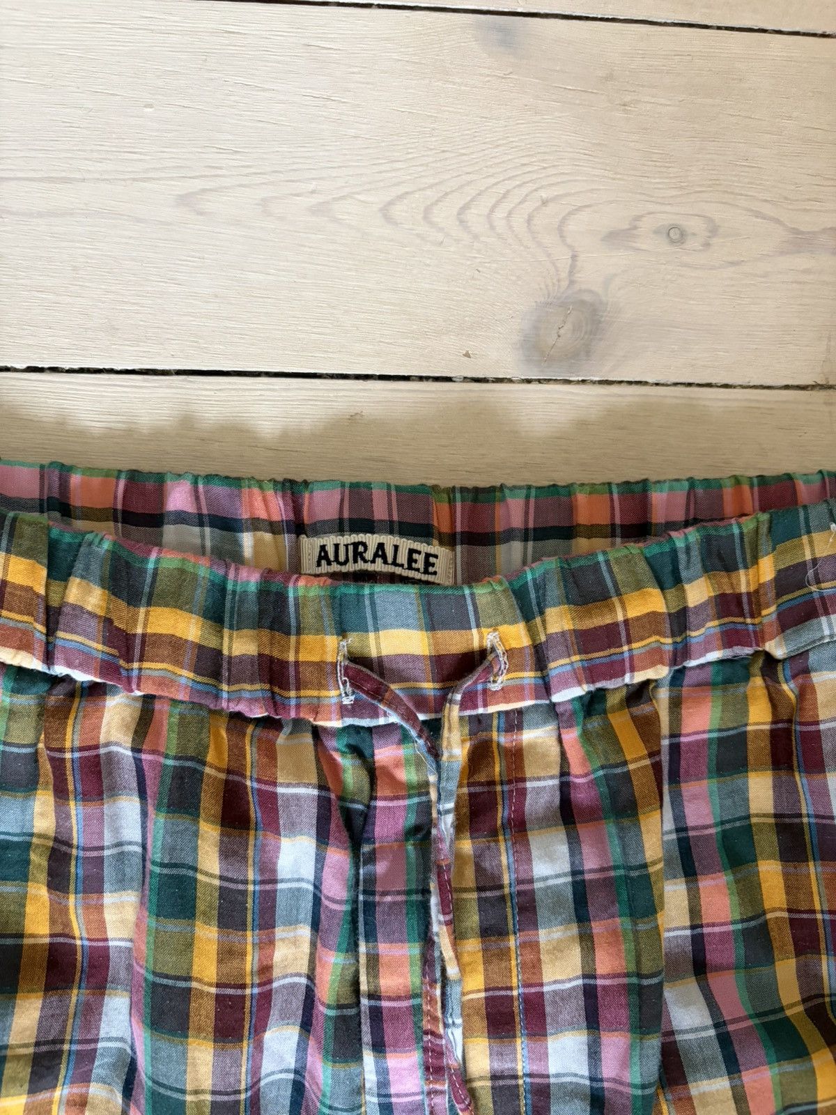 Auralee Auralee gingham shorts size 5 Size US 34 / EU 50 - 2 Thumbnail