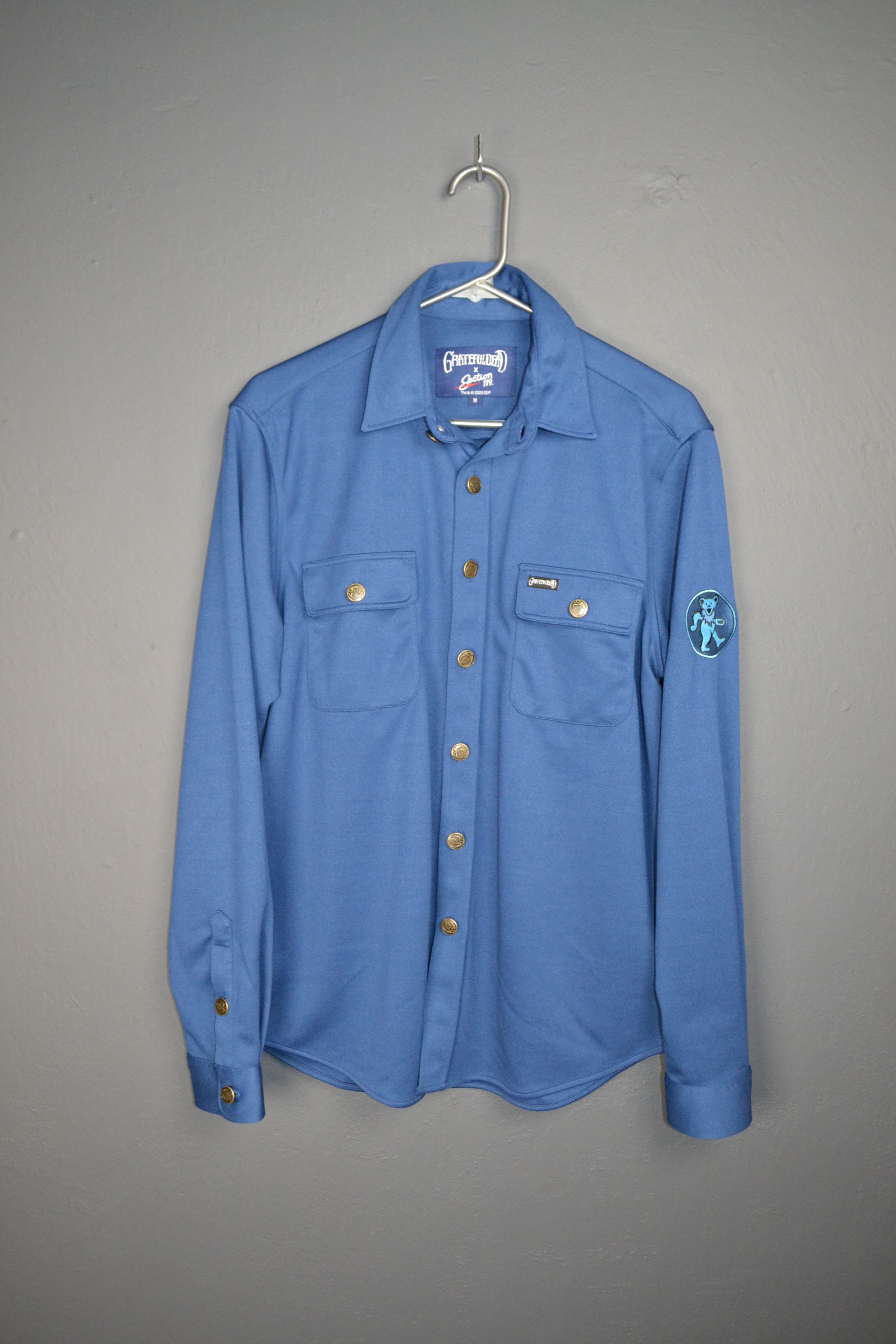 Grateful Dead Section 119 Grateful Dead Navy Blue Shirt M Size US M / EU 48-50 / 2 - 2 Thumbnail