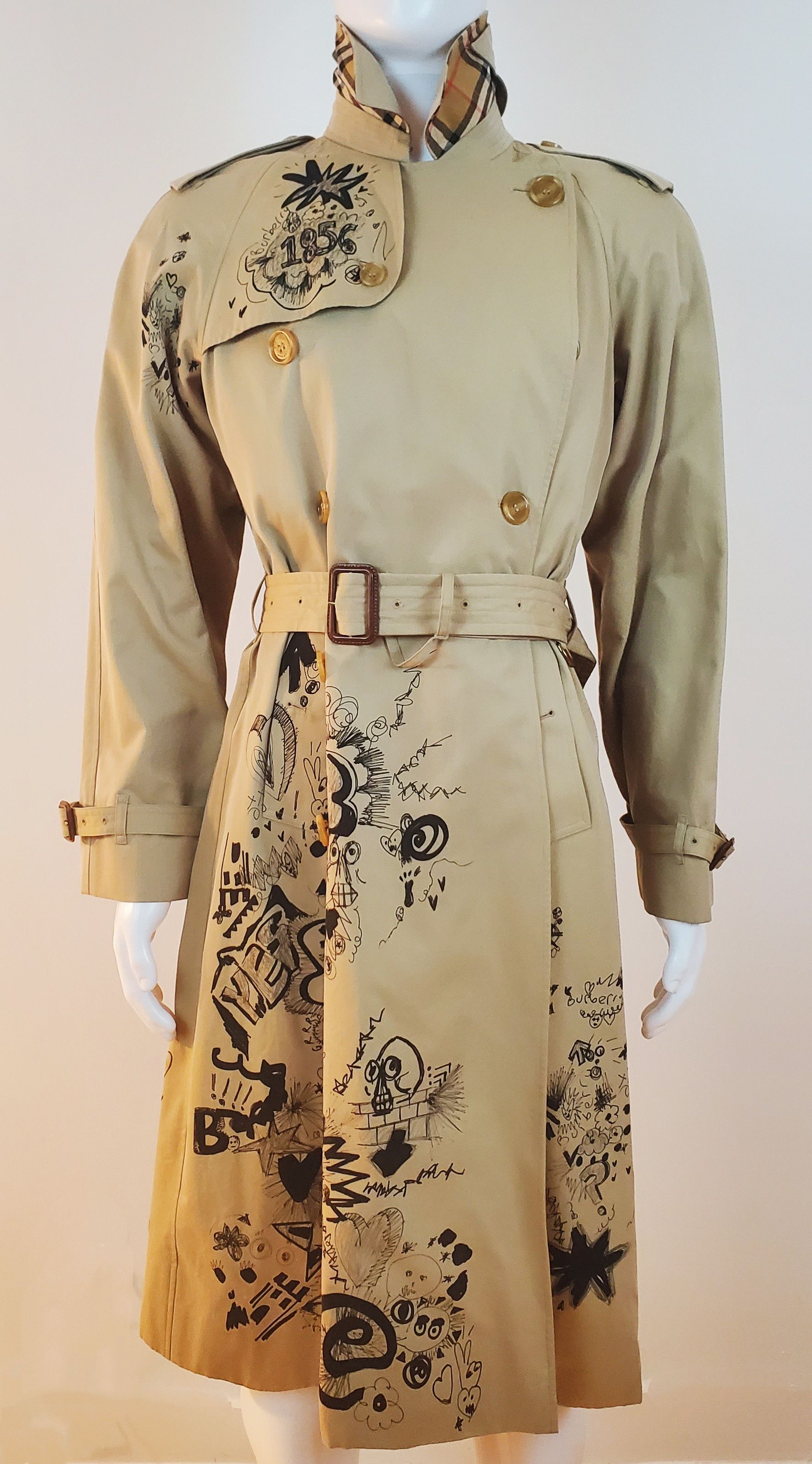 Burberry Burberry Doodle Trench Coat Overcoat Raincoat NWT Size US M / EU 48-50 / 2 - 3 Thumbnail