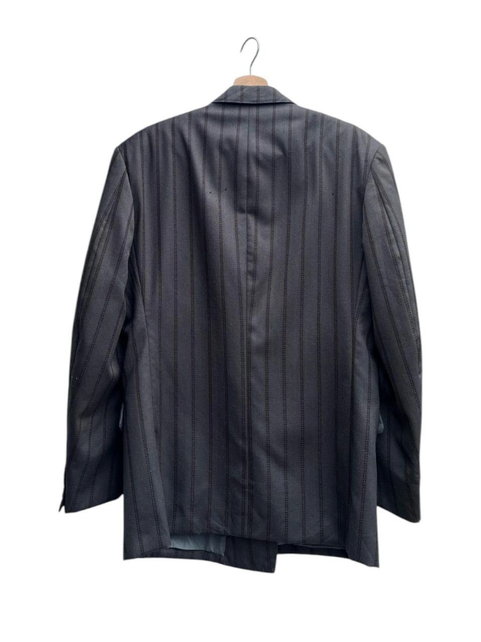 Kenzo Vintage Kenzo Striped Virgin Wool Double Breasted Jacket Size US M / EU 48-50 / 2 - 3 Thumbnail