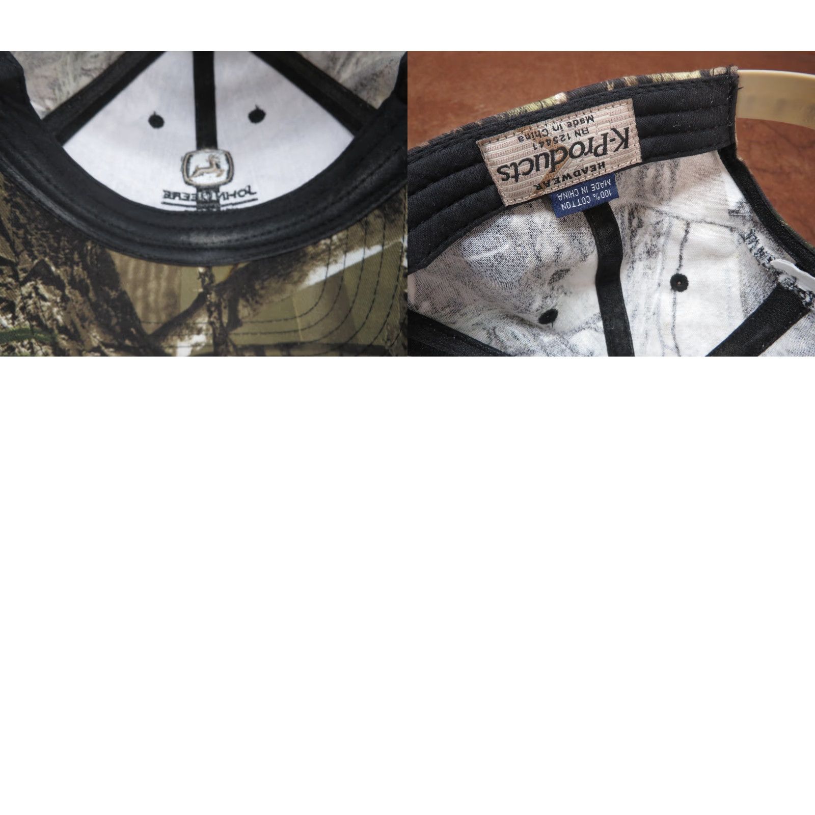 Greats VTG John Deere Great Iowa Tractor Ride WHO radio Camo Farm trucker cap hat Size ONE SIZE - 8 Thumbnail