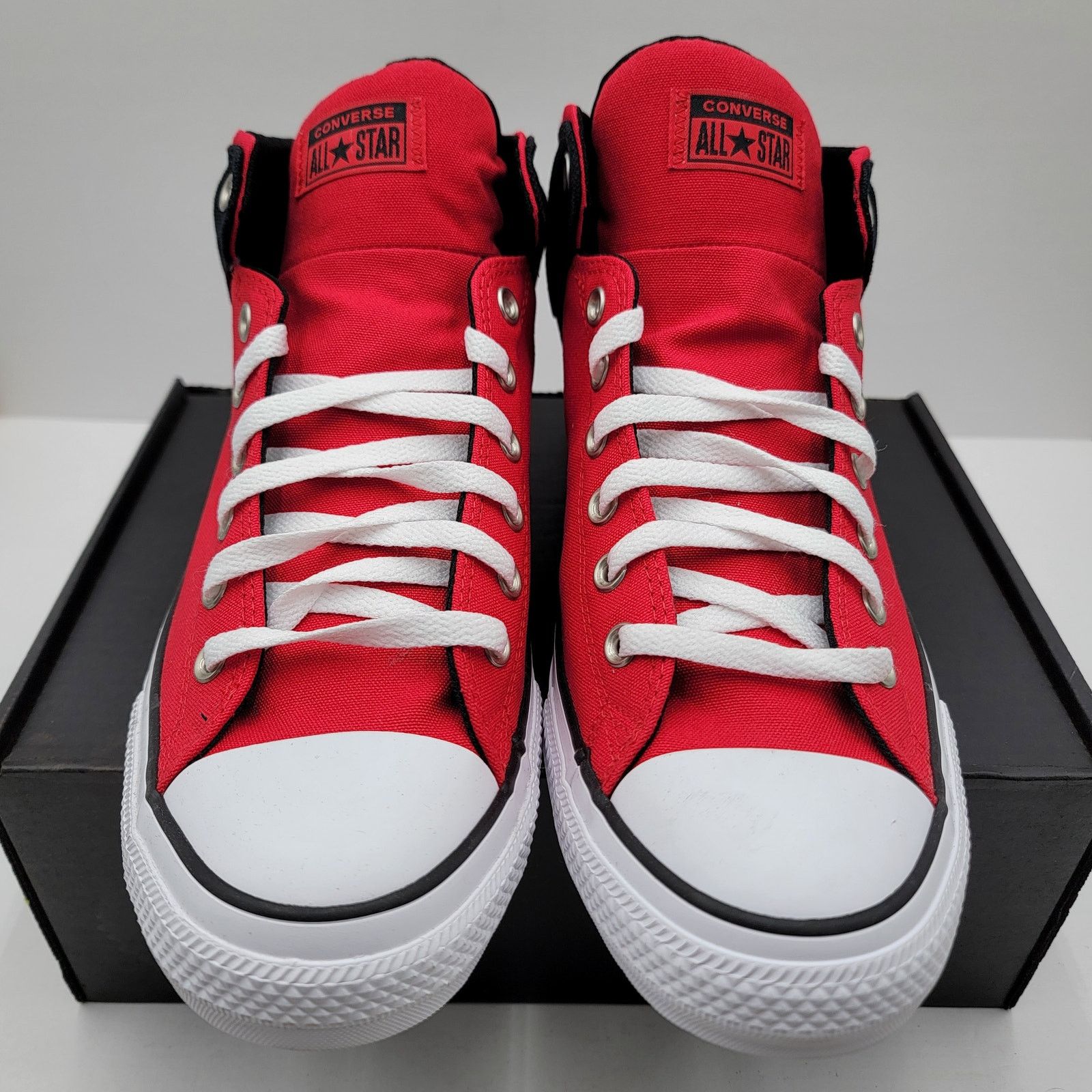 Converse Converse CTAS High Street Mid Red Black - Men's Sz 13 - New Size US 13 / EU 46 - 3 Thumbnail