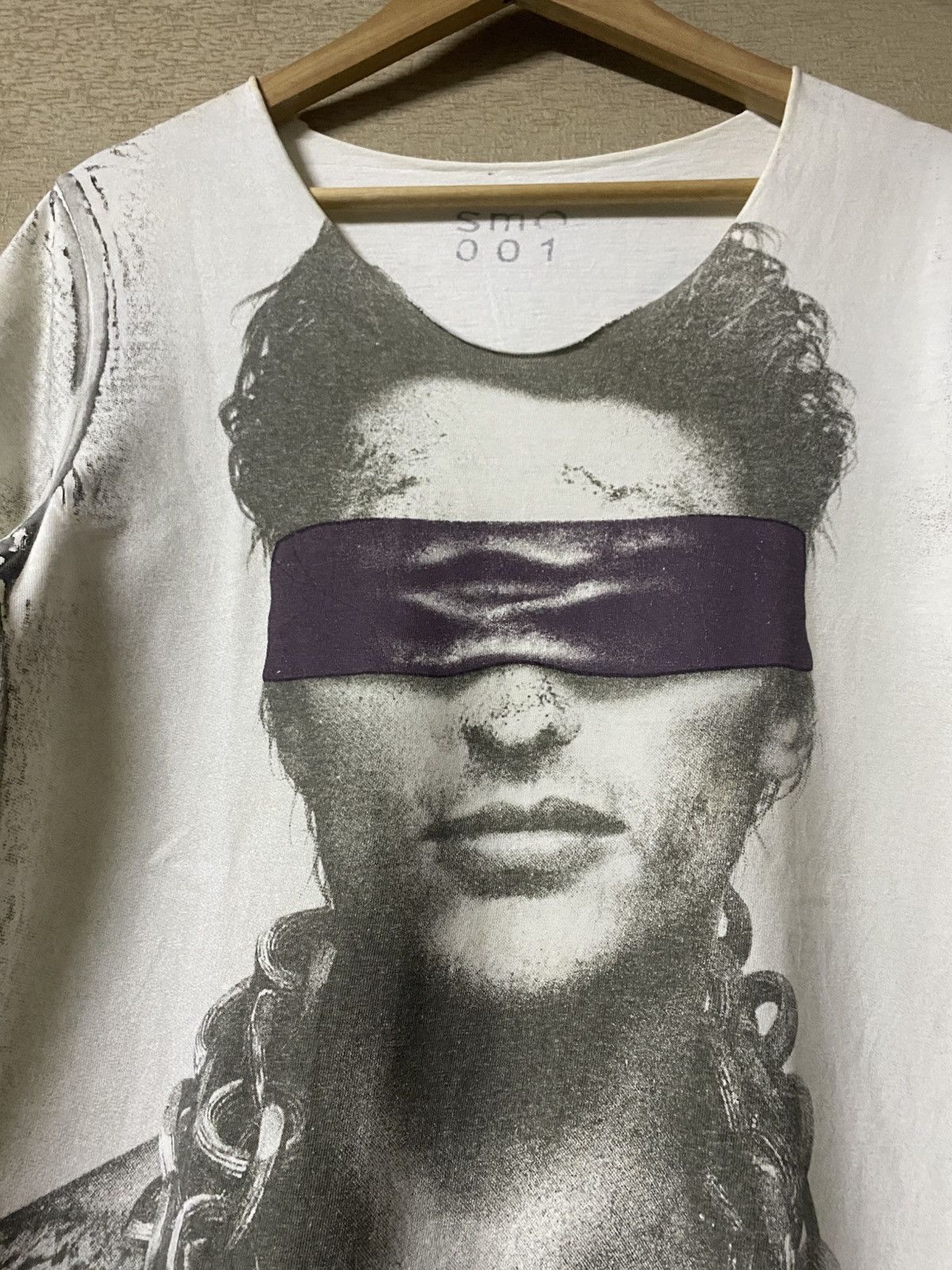 Japanese Brand Japan NEXT SMO 001 Model Overprint Chains Graphic Tee Size US M / EU 48-50 / 2 - 2 Thumbnail