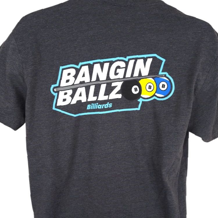 Vintage Bangin Ballz Billiards T Shirt Mens Size Large Gray Las Vegas Pool Shirts Travel Souvenir Size US L / EU 52-54 / 3 - 2 Thumbnail