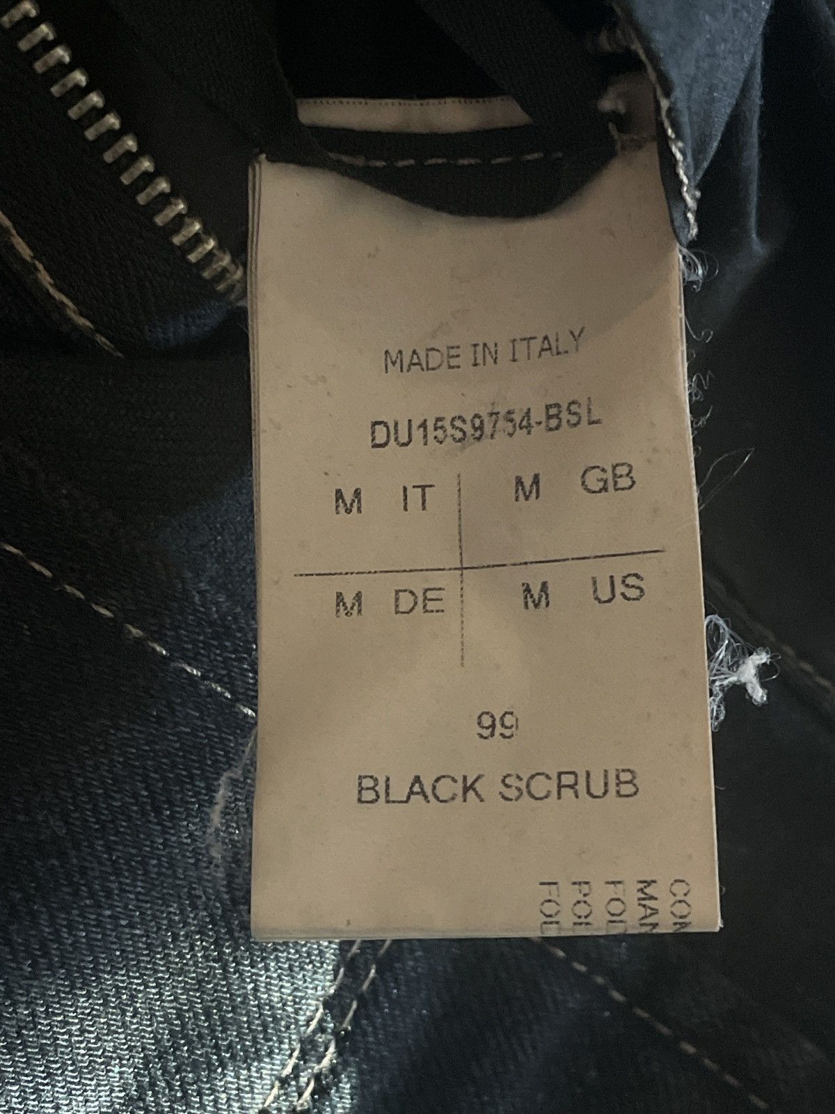 Rick Owens Drkshdw HYBRID SLAVE JACKET LAMB LEATHER / WAXED DENIM Size US M / EU 48-50 / 2 - 7 Thumbnail