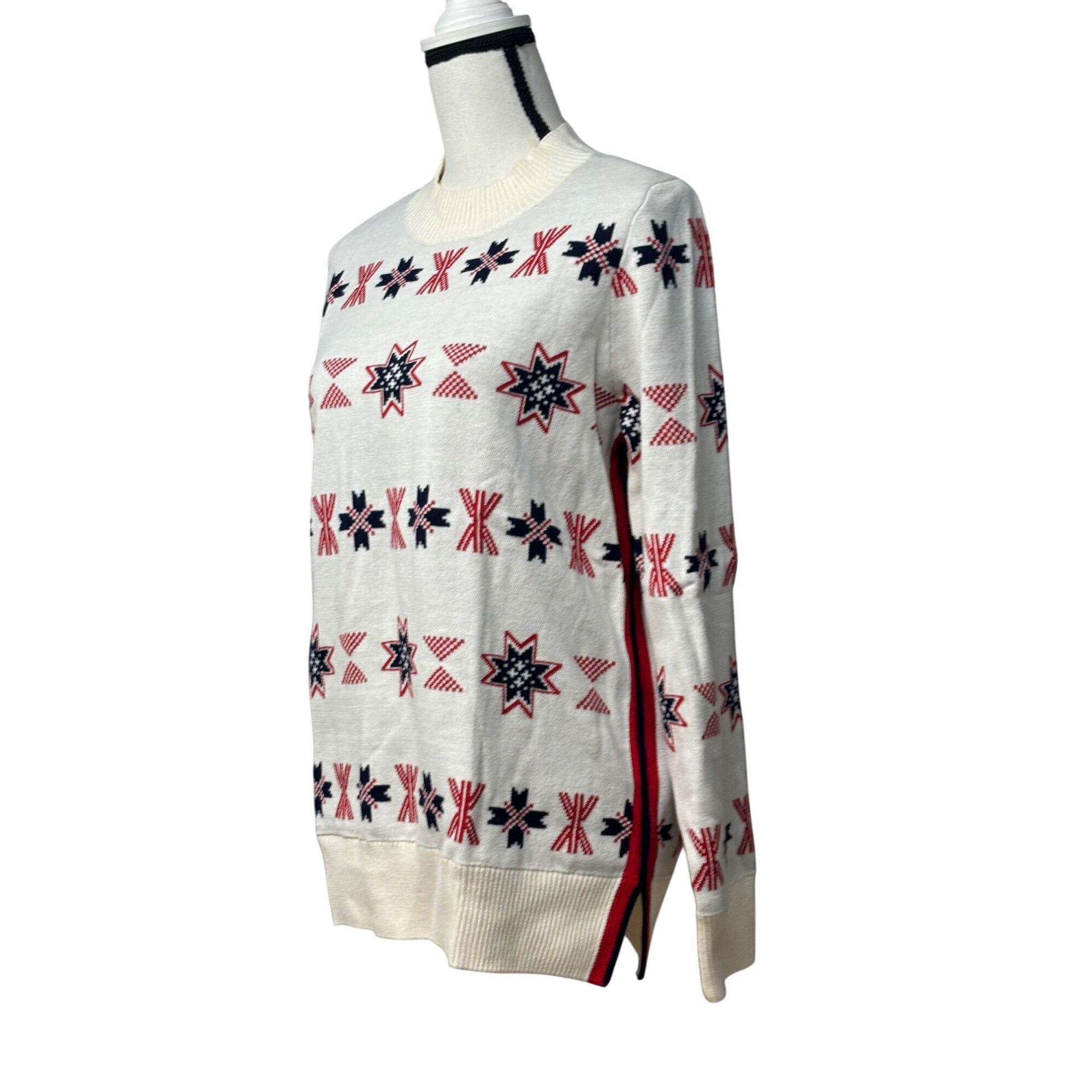 Other Charter Club Mock-Neck Snowflake Sweater, Ivory Combo, M Size M / US 6-8 / IT 42-44 - 5 Thumbnail