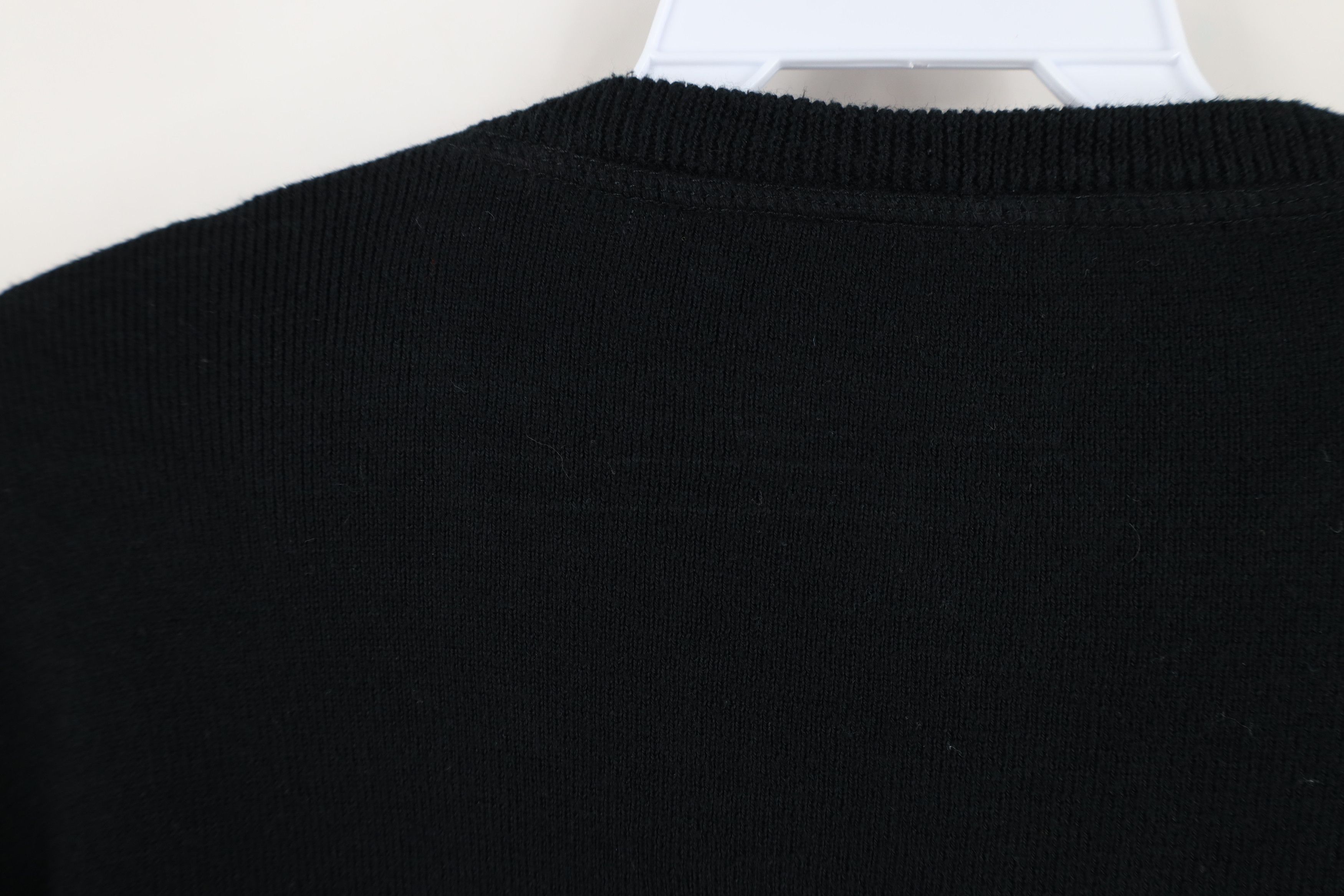 Polo Ralph Lauren Vintage 90s Ralph Lauren Ribbed Knit Crewneck Sweater Black Size US XL / EU 56 / 4 - 11 Thumbnail