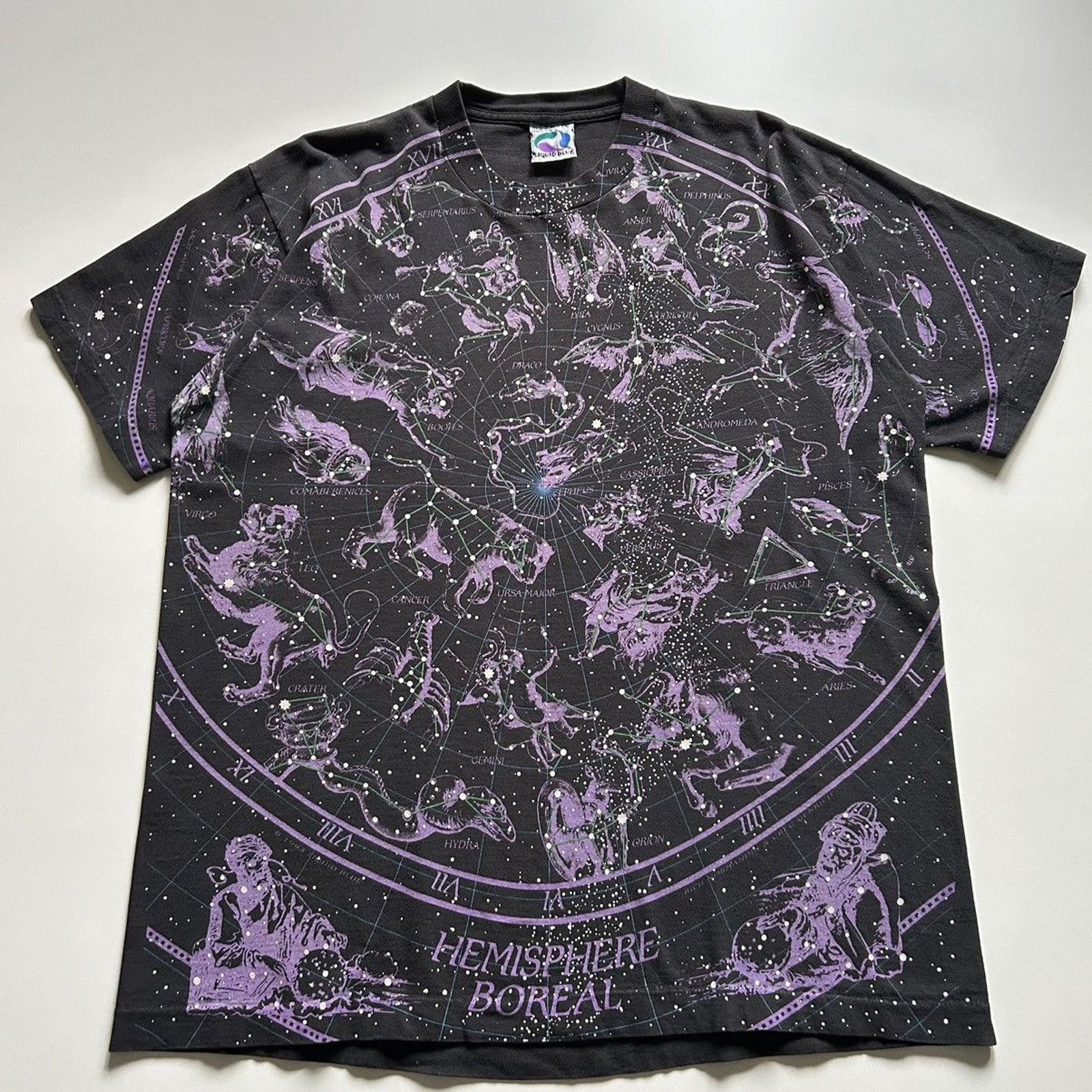 Vintage Logan Weapon X Liquid Blue T-shirt 1994 (90s Original
