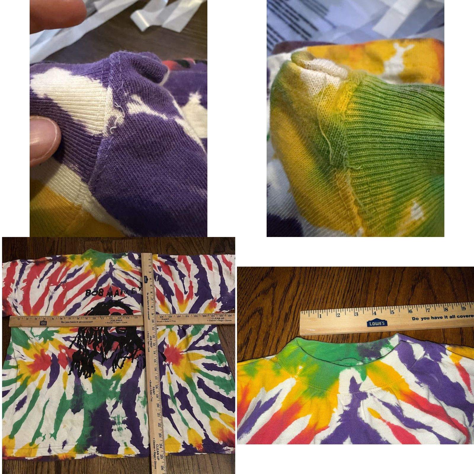 Vintage VINTAGE Bob Marley Shirt Mens XL Tie Dye Reggae Graphic Rare Size US XL / EU 56 / 4 - 8 Thumbnail