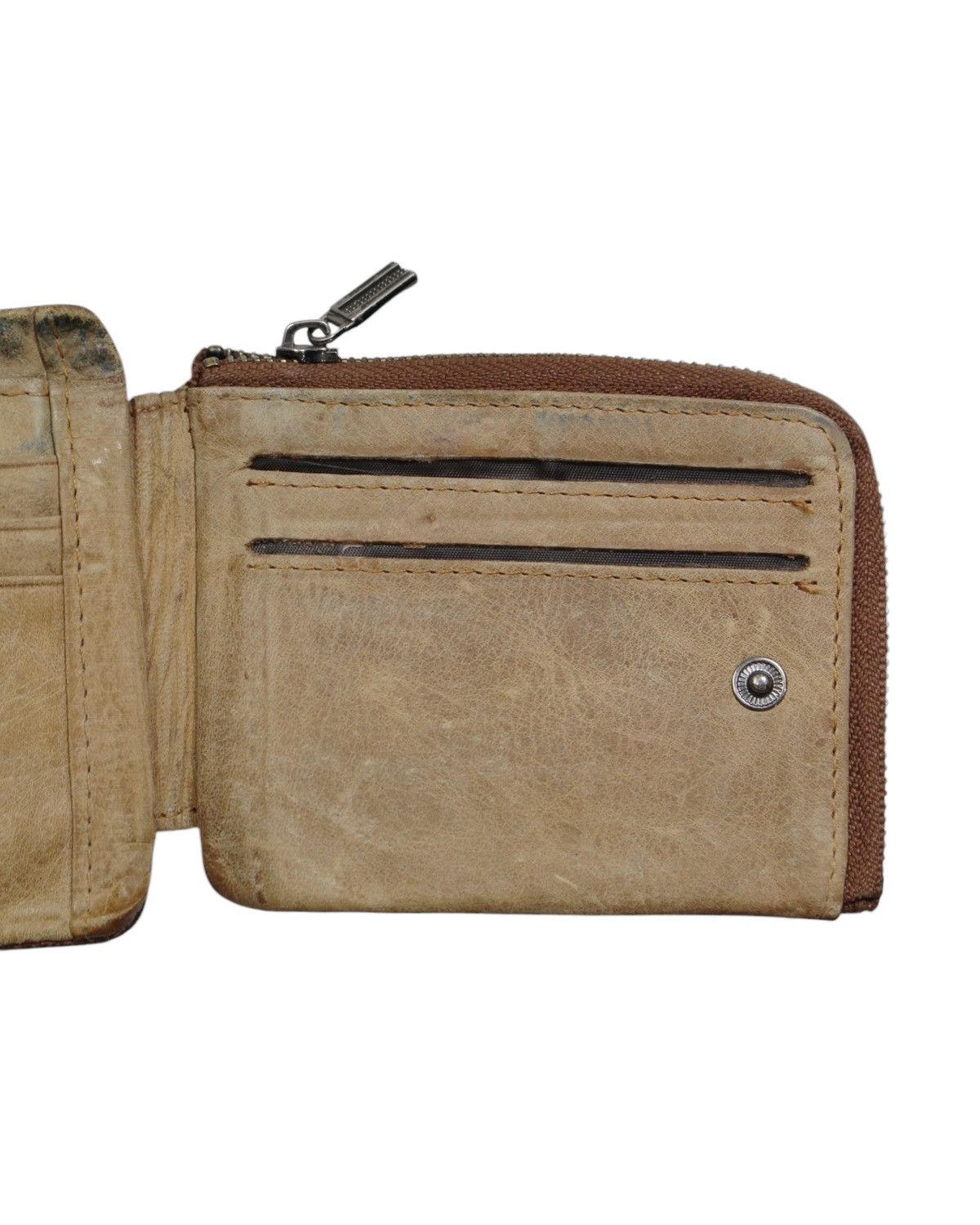 Vintage 2000S ESIPOSS PULL-UP LEATHER WALLET Size ONE SIZE - 8 Thumbnail