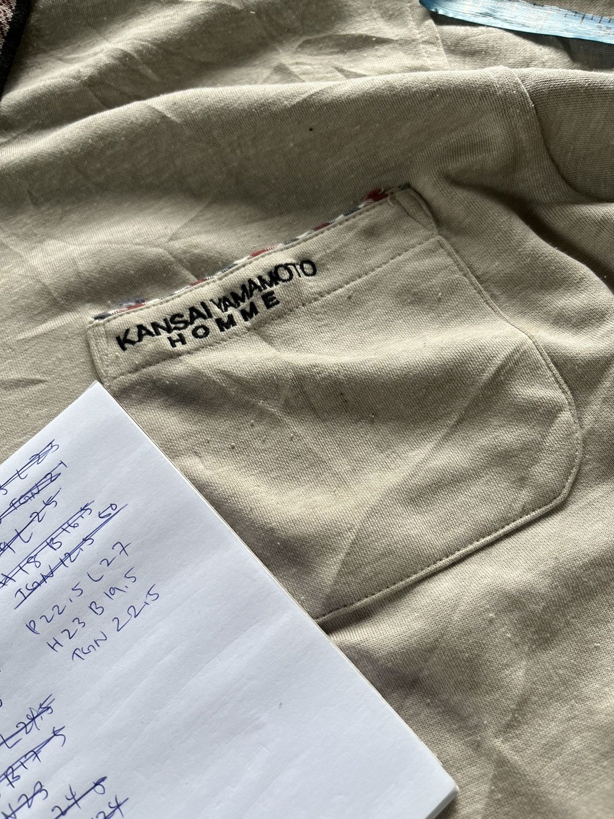 Japanese Brand × Kansai Yamamoto × Vintage Vintage Kansai Yamamoto Half Button Pocket Long Sleeve Size US L / EU 52-54 / 3 - 8 Thumbnail