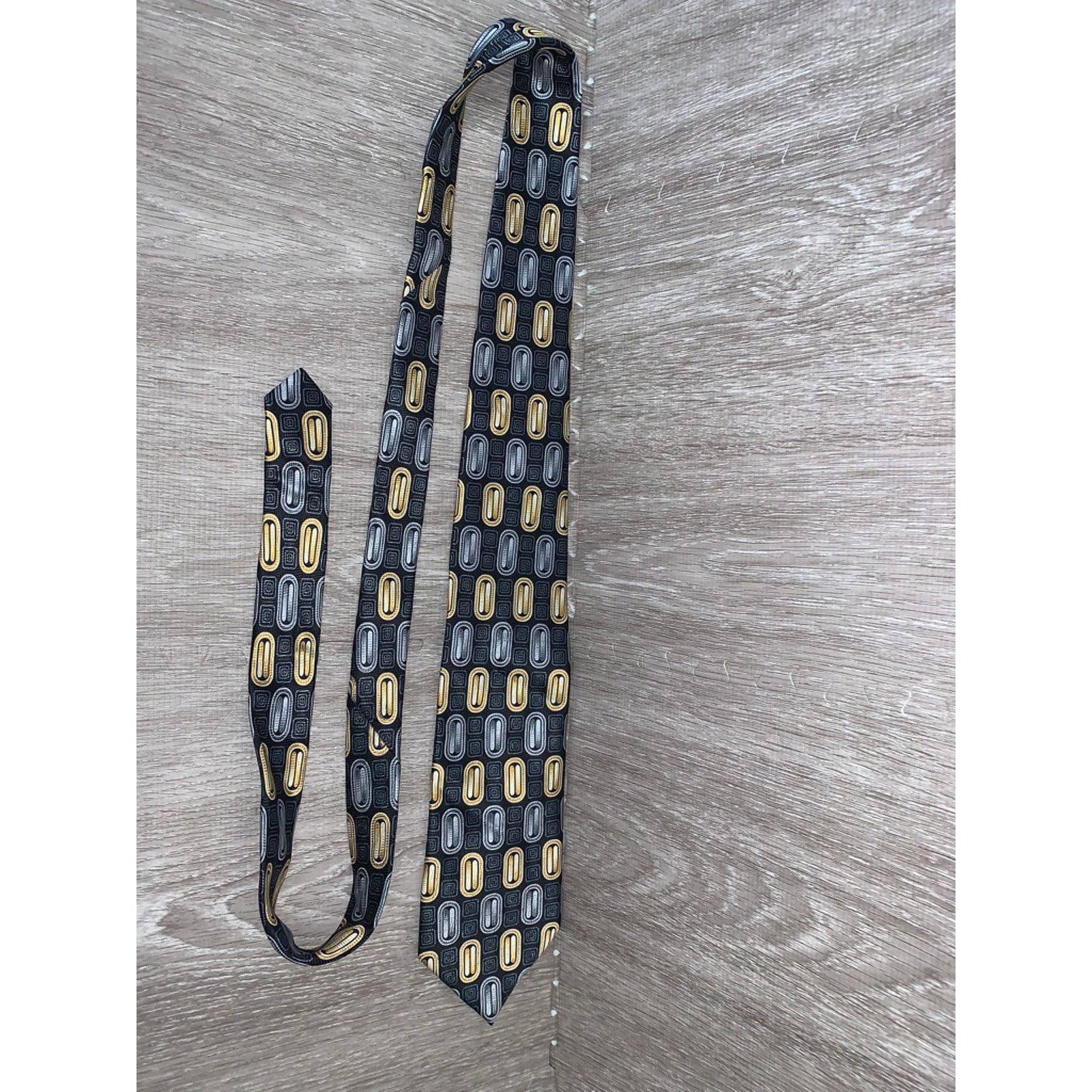 The Unbranded Brand 5 Piece Designer Silk Necktie Set Geometric Multicolor Size ONE SIZE - 12 Thumbnail