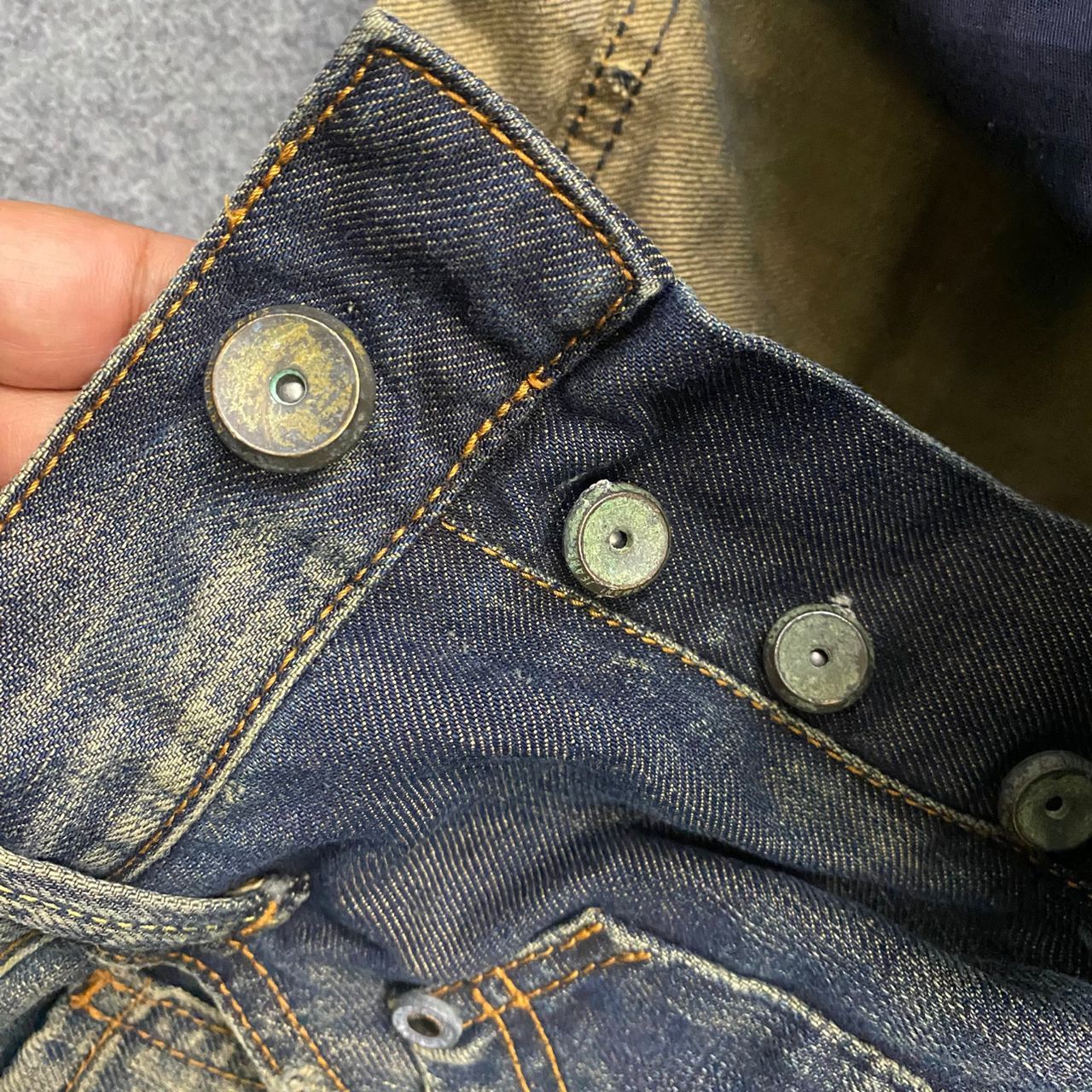 Giorgio Armani 💥Best Offer💥Vintage Armani Jeans Patchwork Denim Size US 32 / EU 48 - 18 Thumbnail
