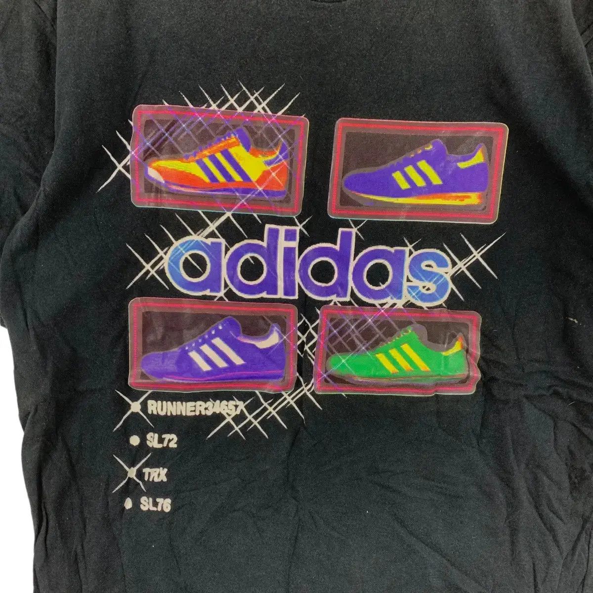 Adidas Vintage ADIDAS ORIGINALS SUPERSTAR Runner Tee Shirt Top Size US L / EU 52-54 / 3 - 5 Thumbnail