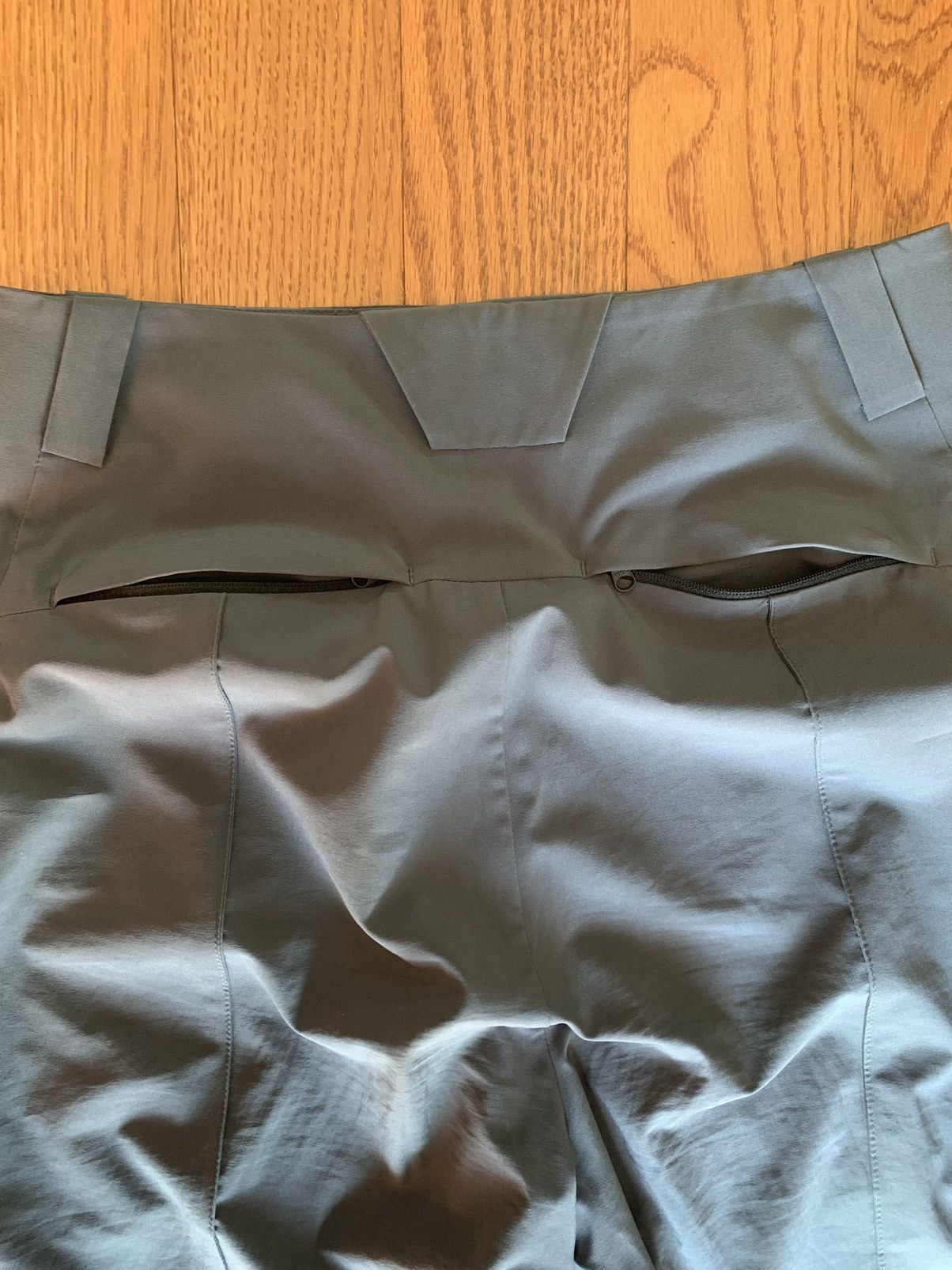 Hyein Seo Hyein Seo Grey Polyester Trousers Size US 30 / EU 46 - 4 Thumbnail