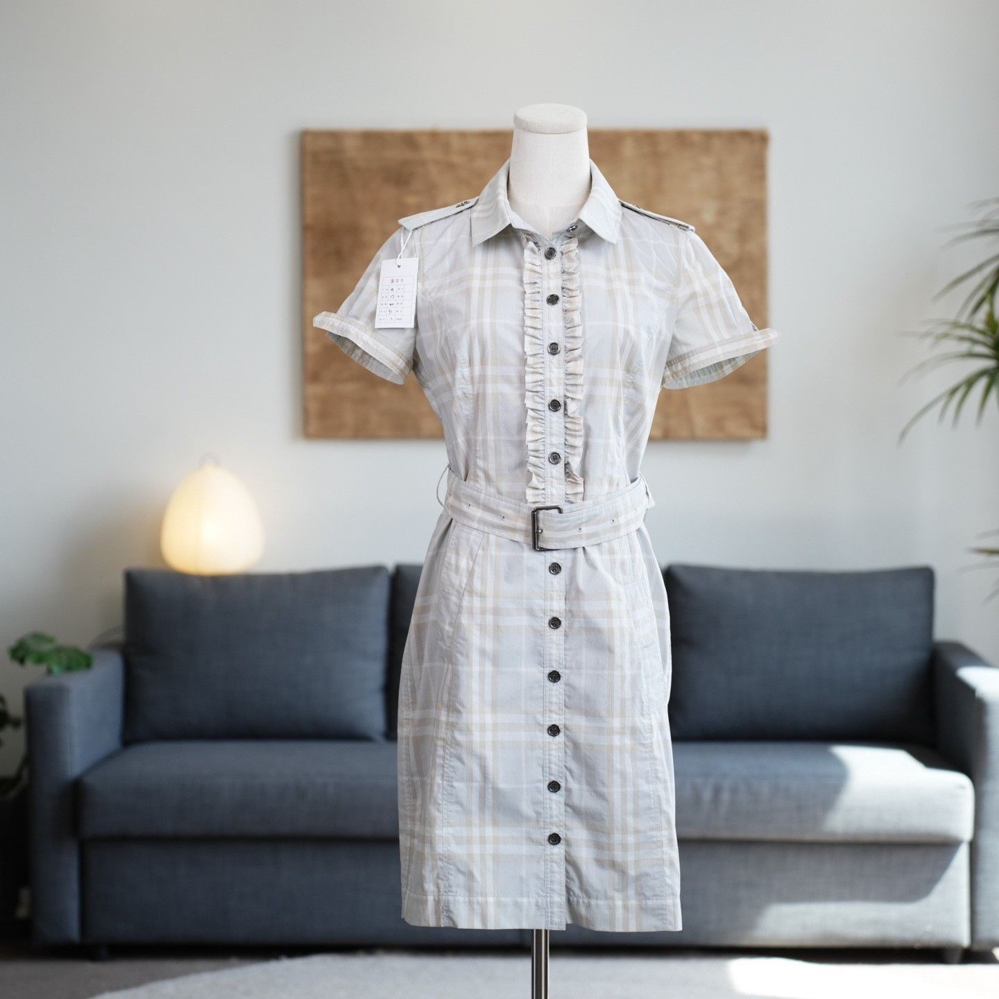 Burberry Burberry Plaid Dress us_10 Women Size L / US 10 / IT 46 - 1 Thumbnail
