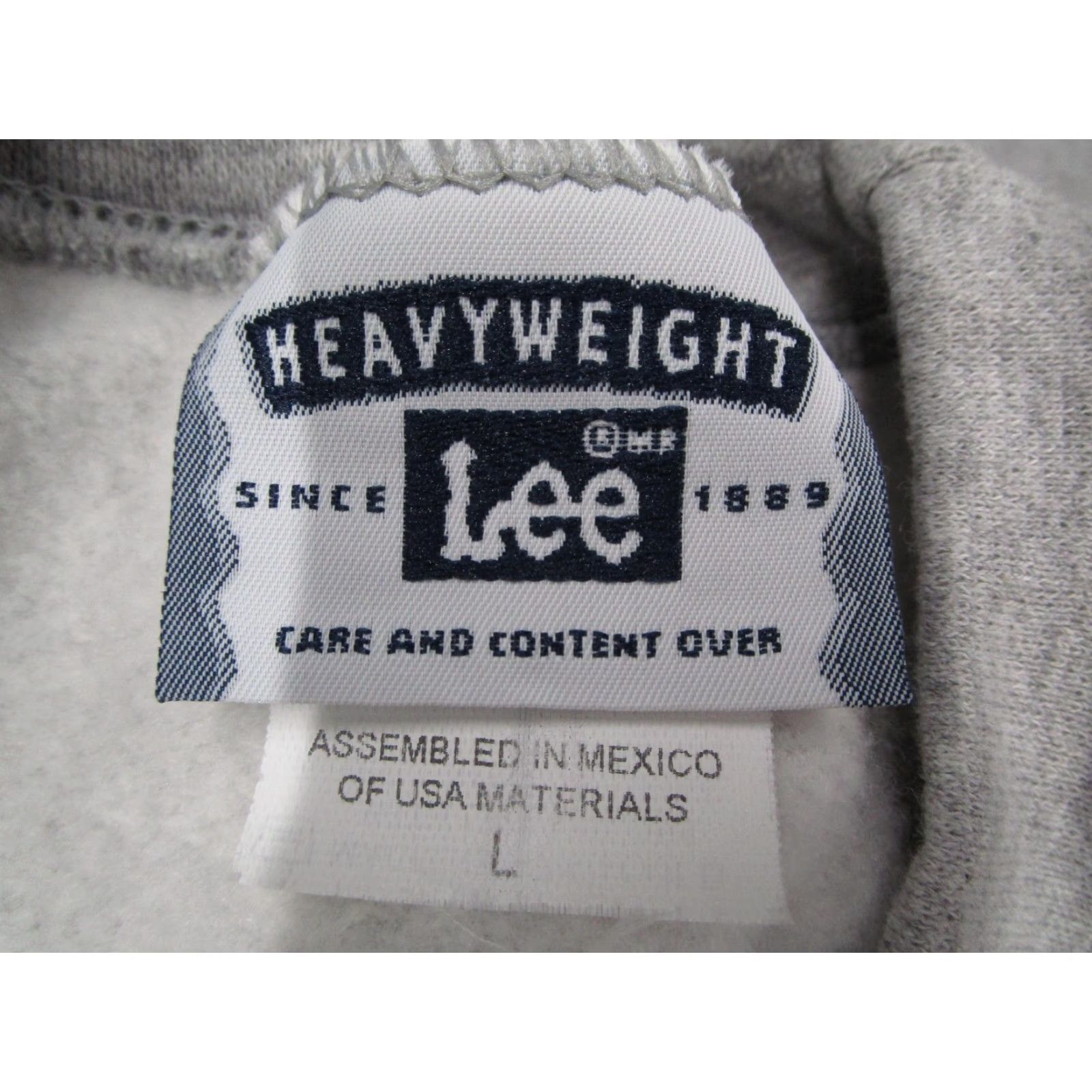 Lee VINTAGE Lee Sweatshirt Mens Large Gray Delta II Launch Team Embroidered Crewneck Rocket Size US L / EU 52-54 / 3 - 2 Thumbnail