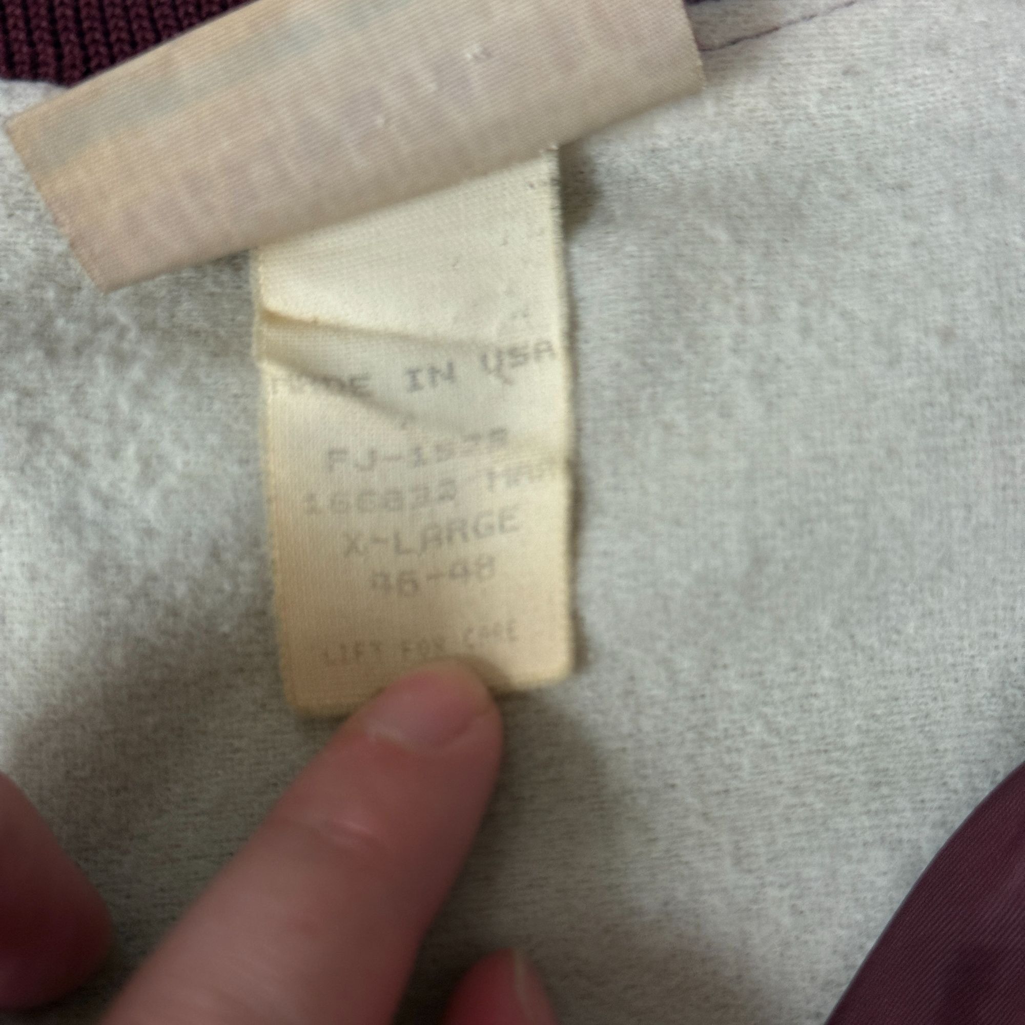 Other 80's Hartwell Maroon Nylon GTE The Power of One Jacket Size US XL / EU 56 / 4 - 5 Thumbnail