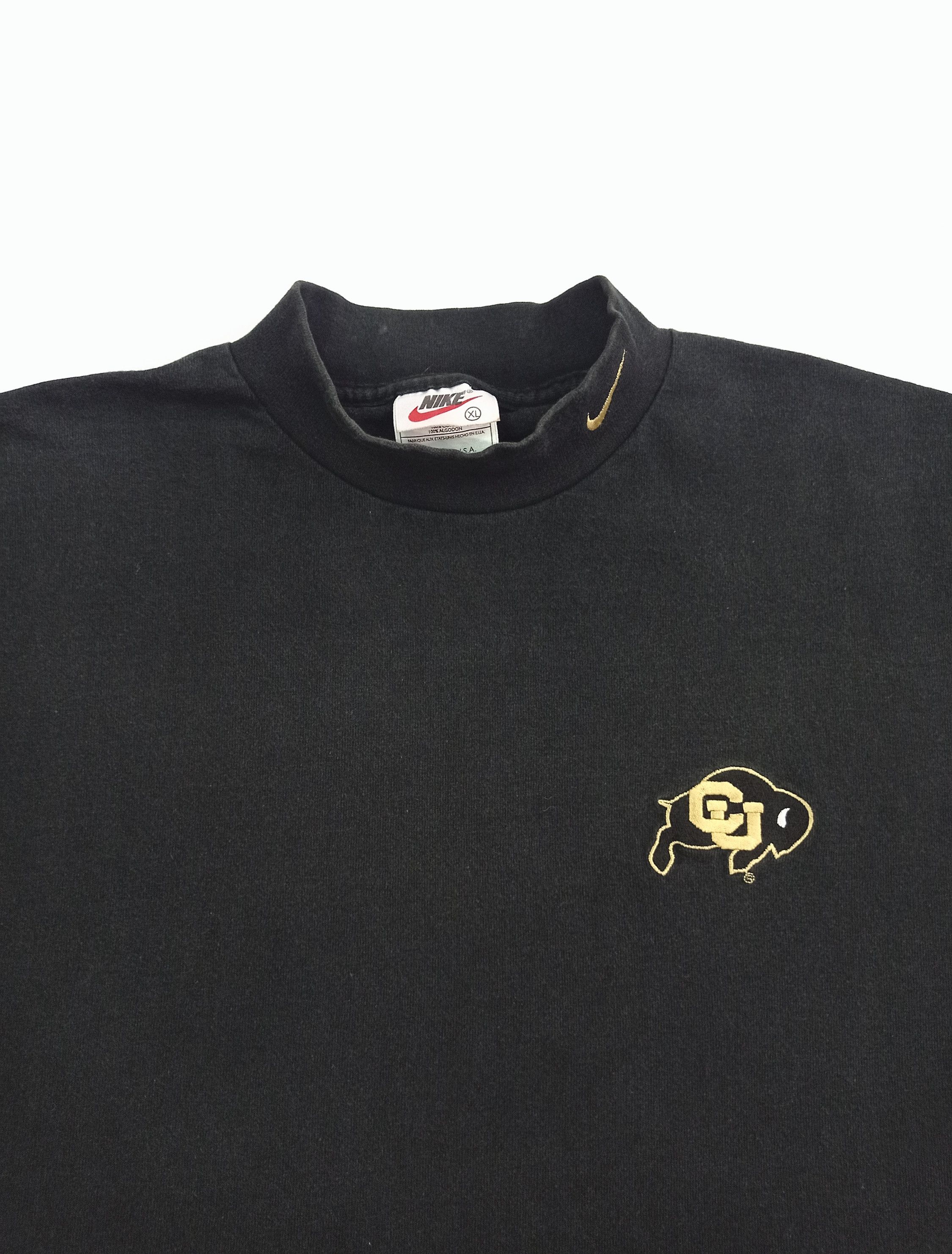 Nike VTG NIKE 1996 COLORADO BUFFALOES FOOTBALL MOCK TURTLE NECK Size US XL / EU 56 / 4 - 3 Thumbnail