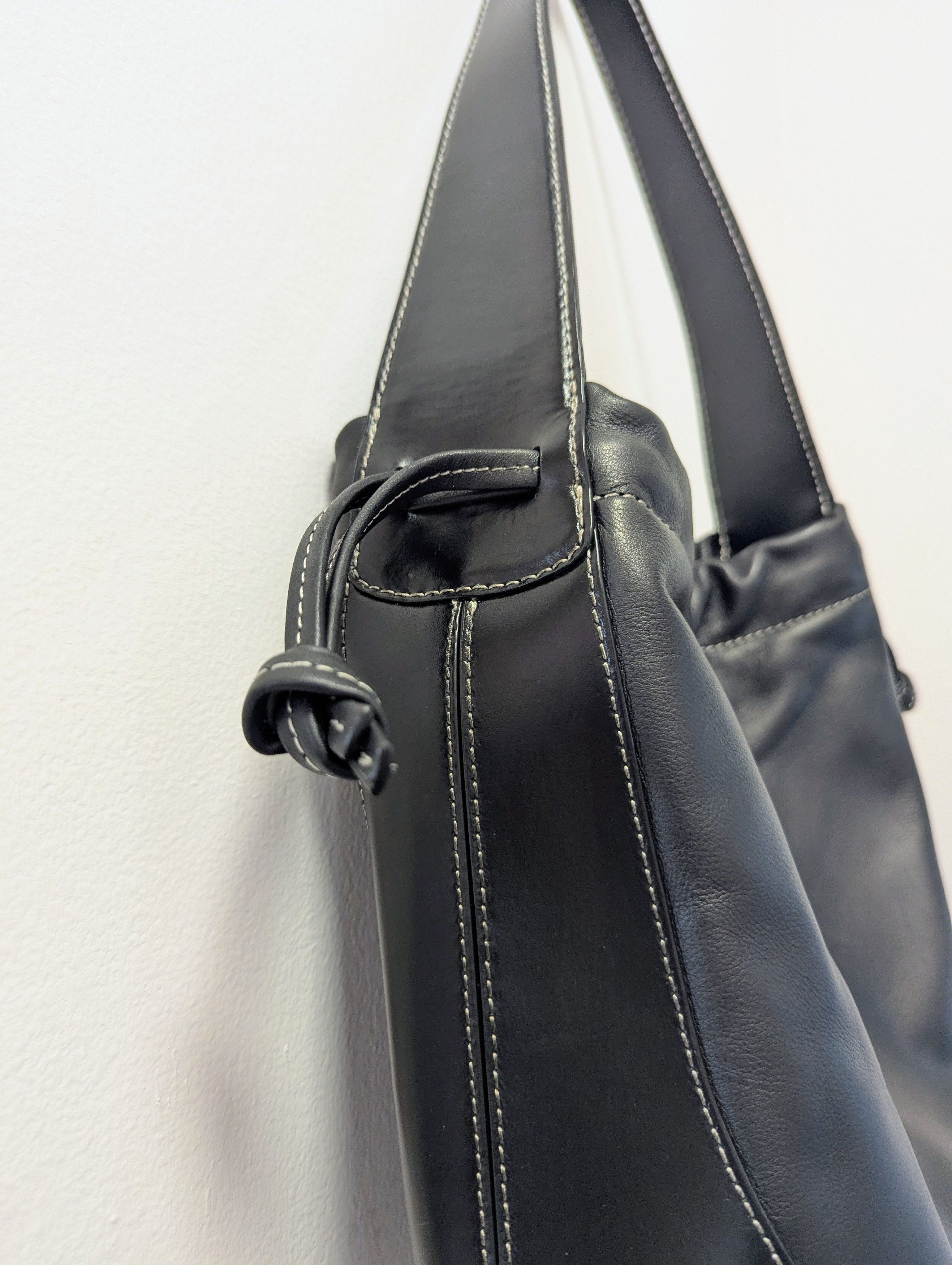 Staud STAUD Cinch Leather Bucket Bag in Black LIKE NEW Size ONE SIZE - 10 Thumbnail