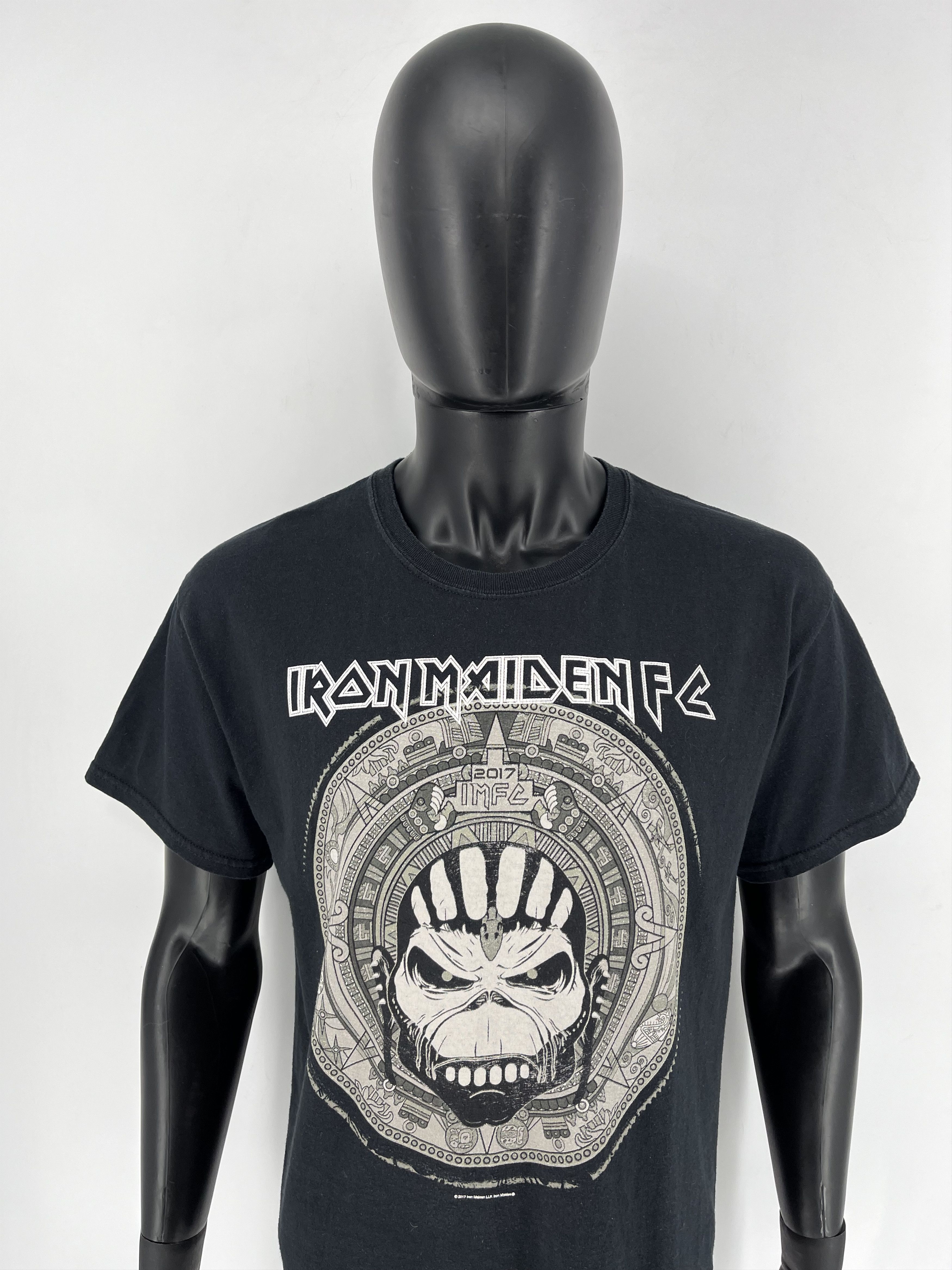 Band Tees × Vintage Vintage Y2K Iron Maiden Horror Skulls Tee Band Streetwear Size US L / EU 52-54 / 3 - 1 Thumbnail
