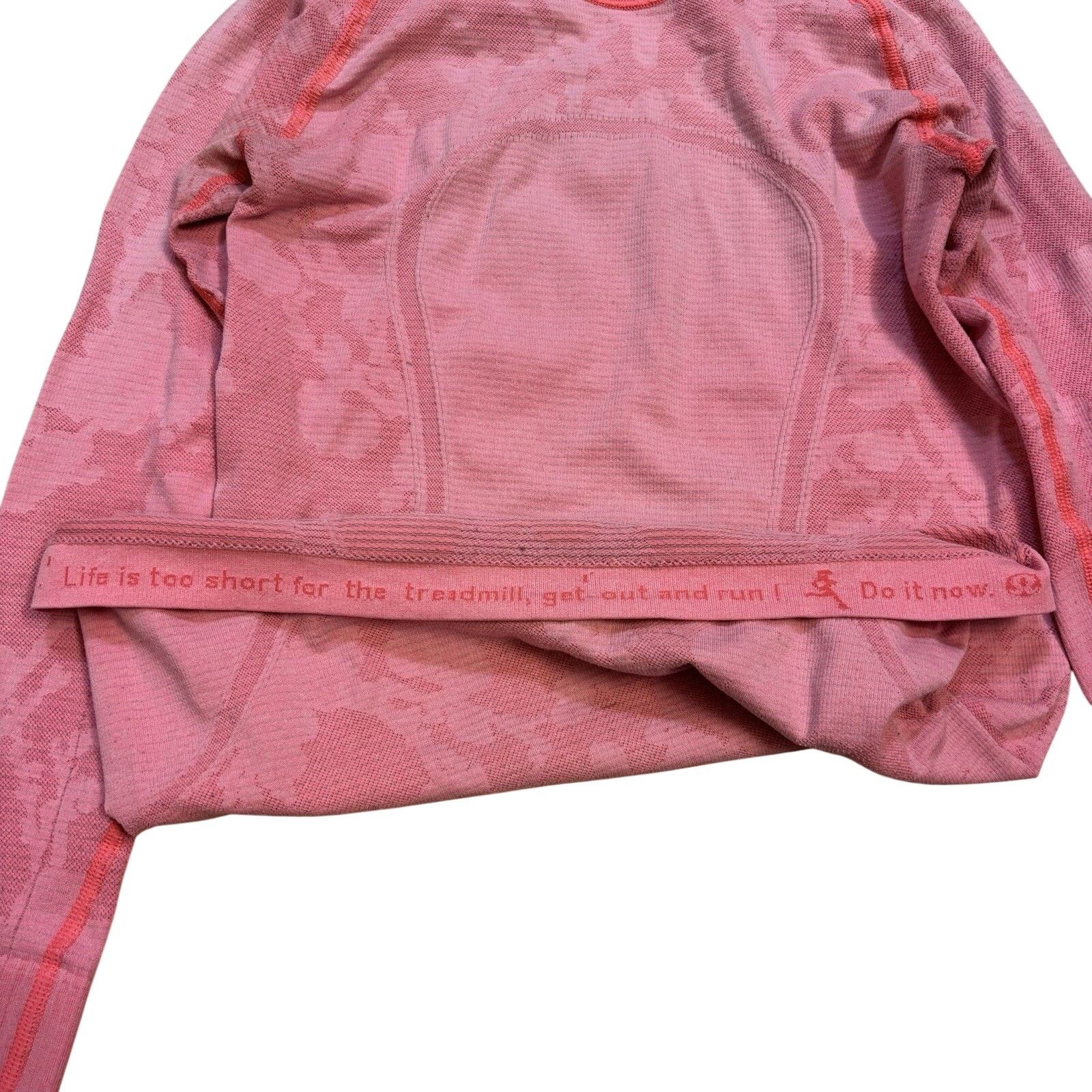 Lululemon Lululemon Run Swiftly Tech Long Sleeve Pink Flash Womens 4 Size S / US 4 / IT 40 - 7 Thumbnail