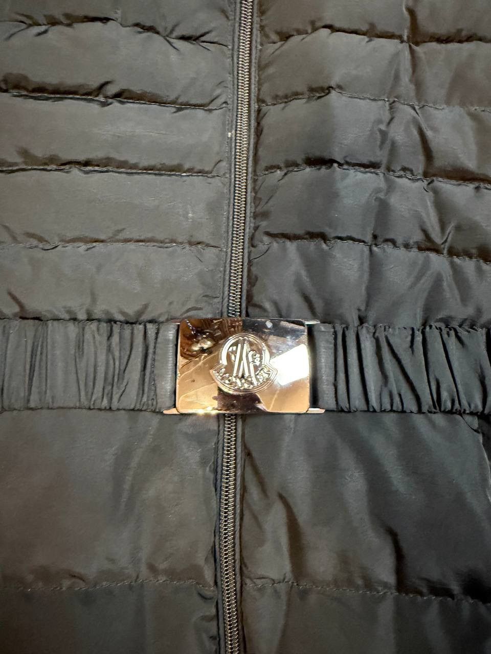 Moncler MONCLER DURACE Down Puffer Coat Jacket Black Big Collar Size XS / US 0-2 / IT 36-38 - 3 Thumbnail