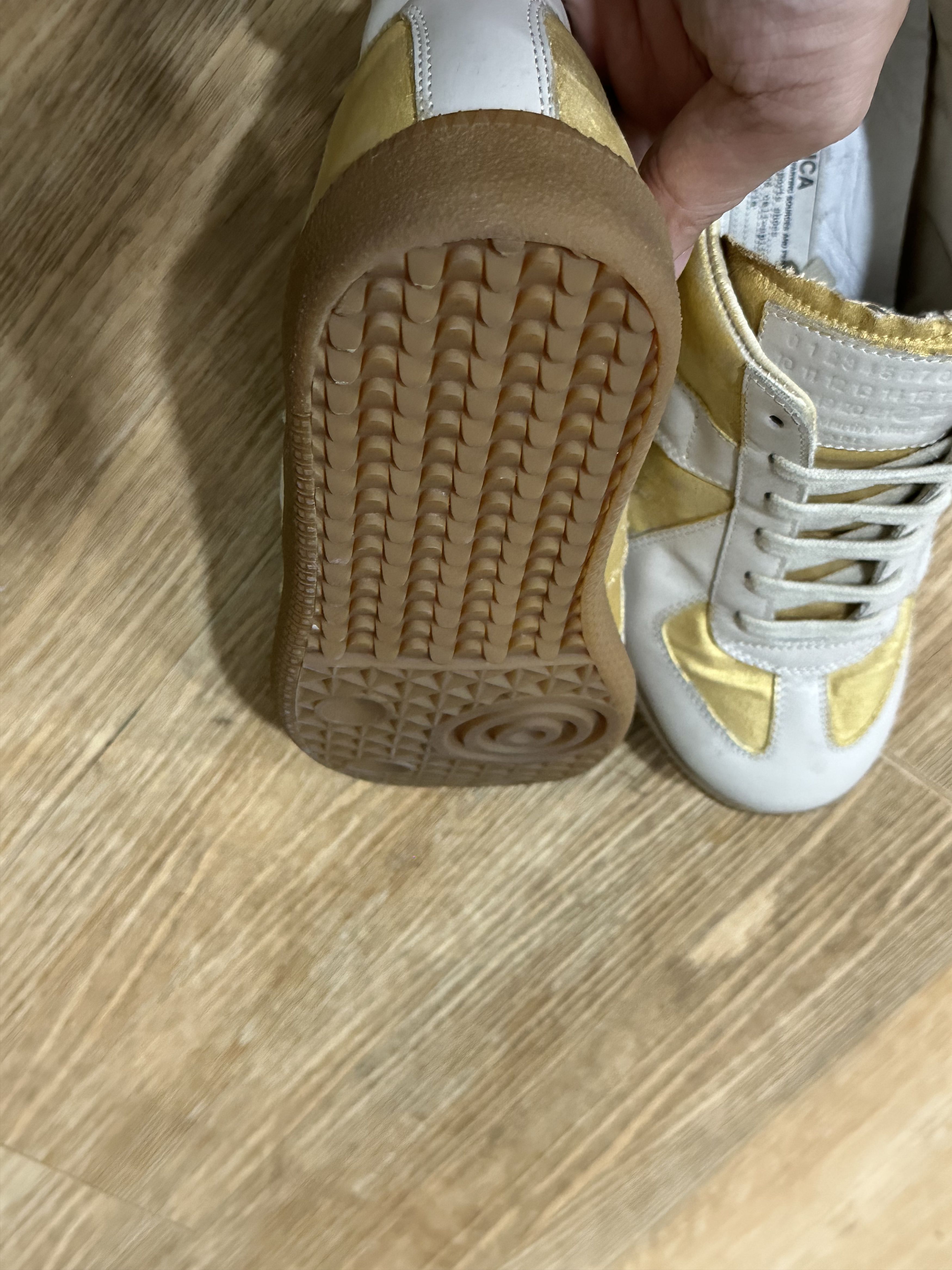 Maison Margiela VTG Maison Margiela GATS Gold Replica Sneaker Size US 7 / EU 40 - 7 Thumbnail