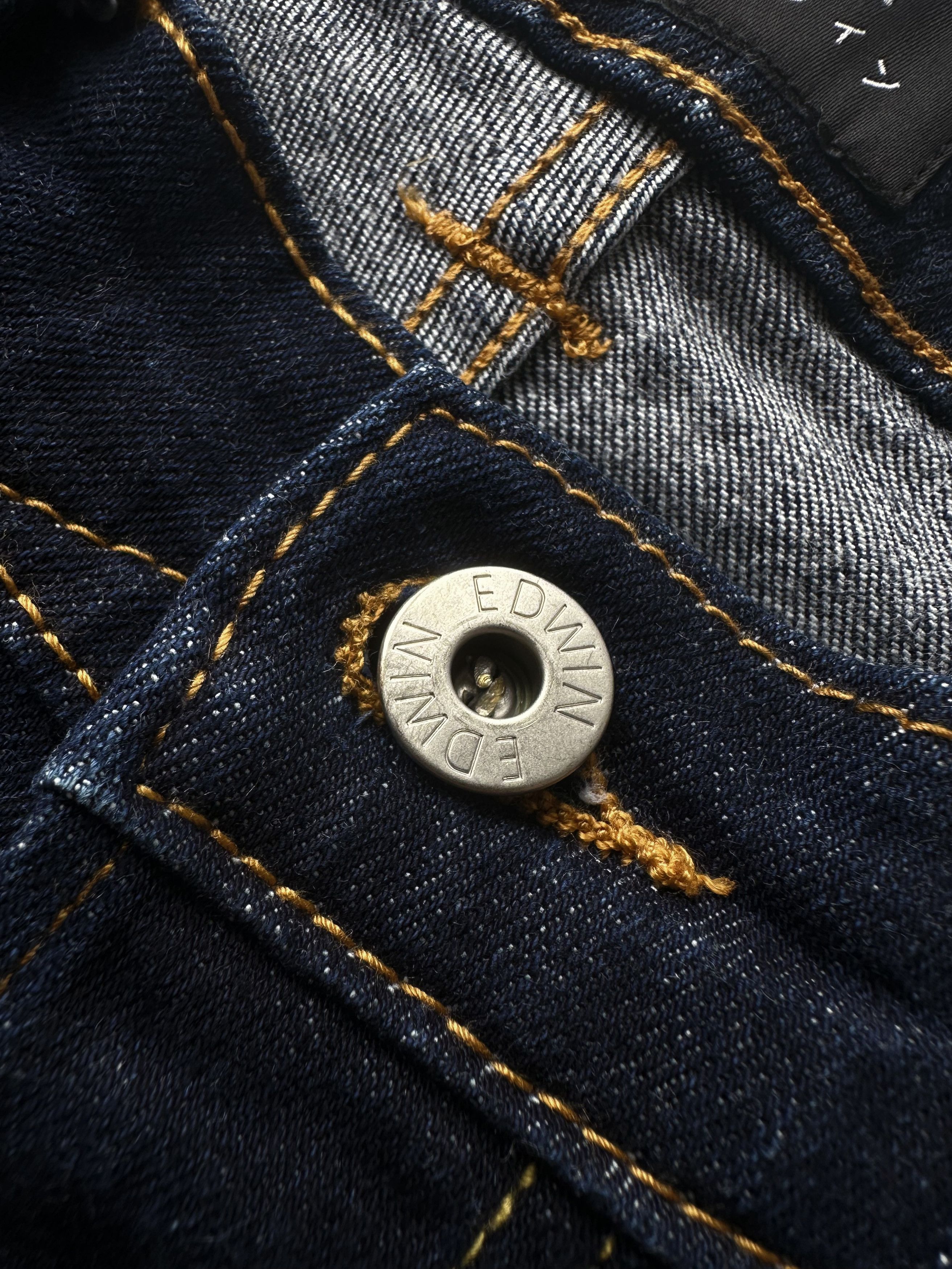 Edwin EDWIN ED-80 slim fit selvedge denim jeans Size US 35 - 5 Thumbnail