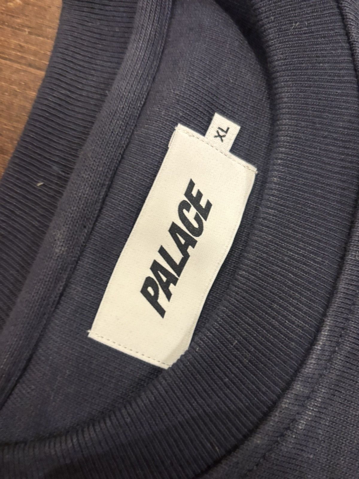 Palace Palace Shopping Experience Crew Navy Size US XL / EU 56 / 4 - 3 Thumbnail