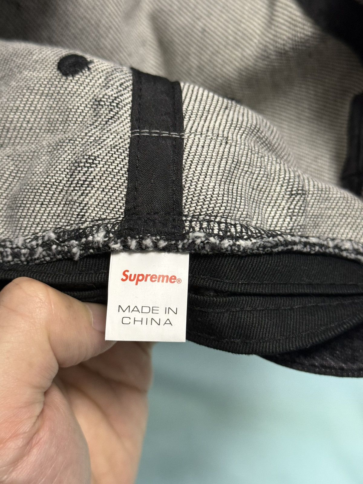 Supreme Supreme FW20 Week 6 Logo Stripe Jacquard Denim Crusher M/L Size ONE SIZE - 5 Thumbnail