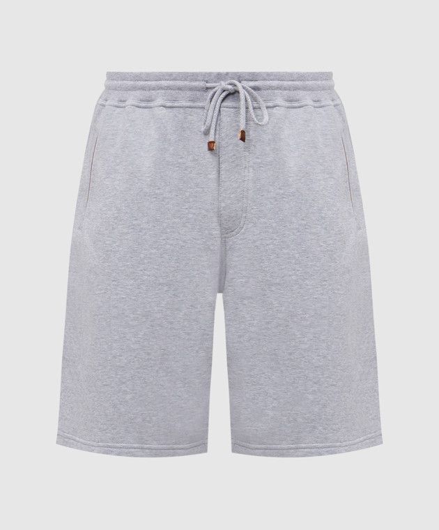 Brunello Cucinelli o1y0526 Short in Light Gray Size US 36 / EU 52 - 1 Thumbnail