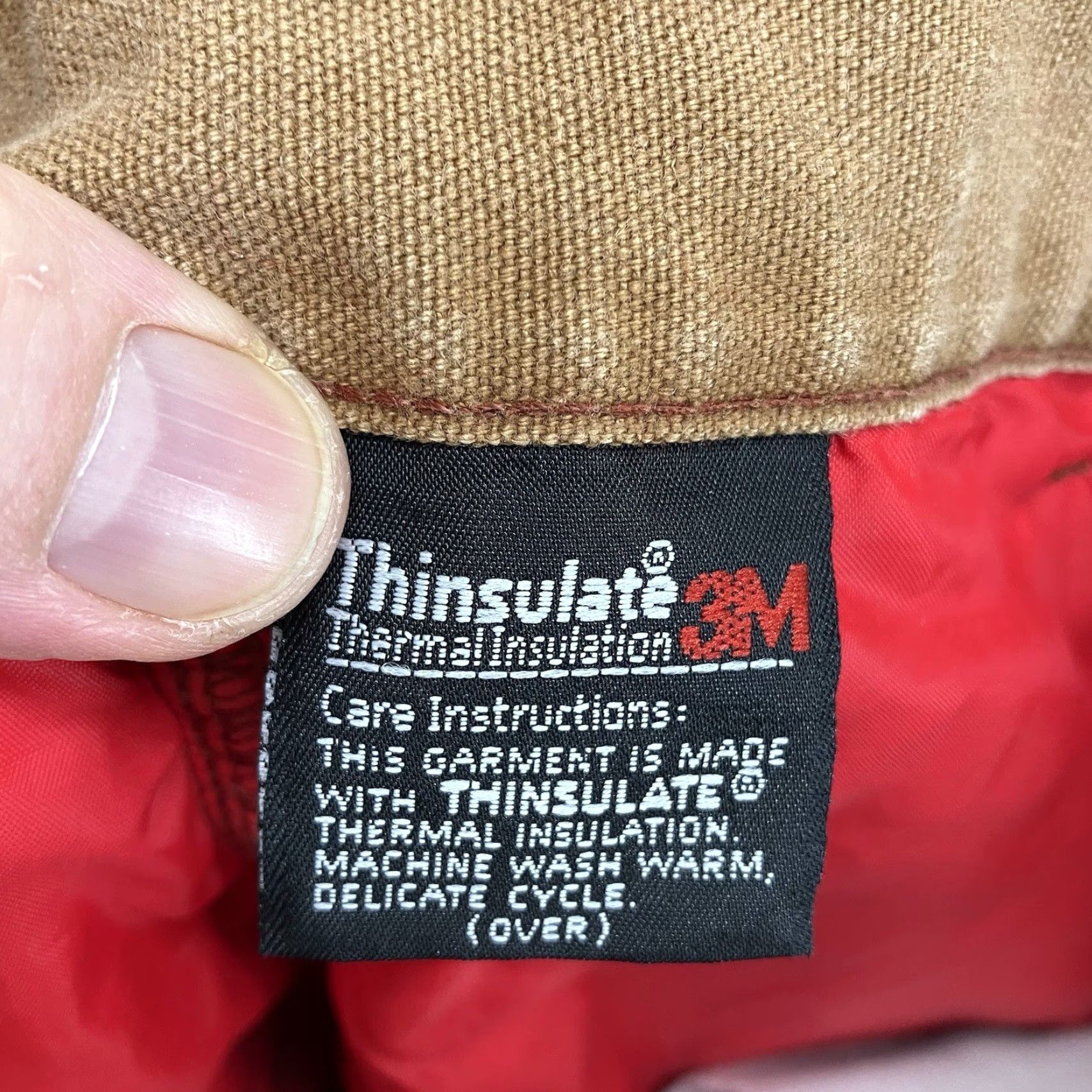 Walls VINTAGE Walls Blizzard Pruf Pants Mens 34x28 Canvas Insulated 3M Thinsulate Brown 5-Pocket Workwear Casual 80s Grunge USA Mens Size US 34 / EU 50 - 4 Thumbnail
