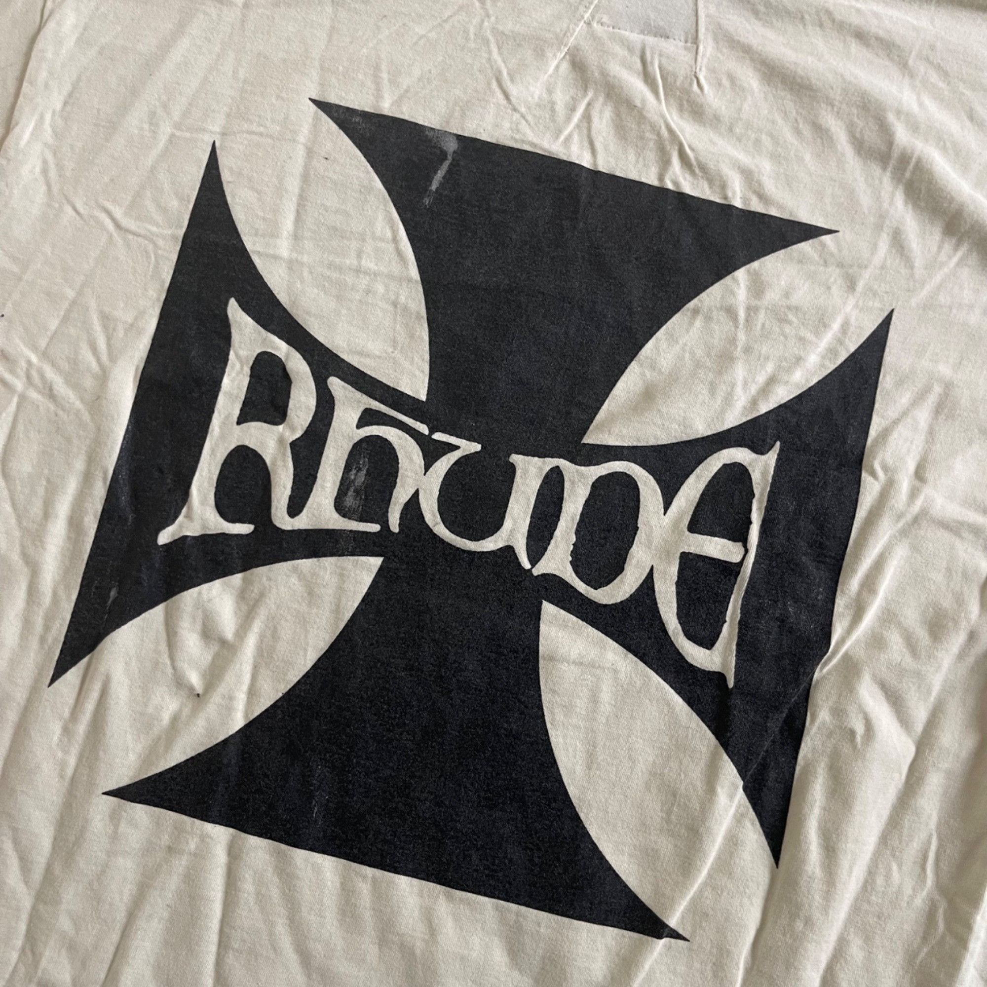 Rhude NEW RHUDE CHECKERED L/S CREAM TEE SZ MEDIUM Size US M / EU 48-50 / 2 - 7 Thumbnail
