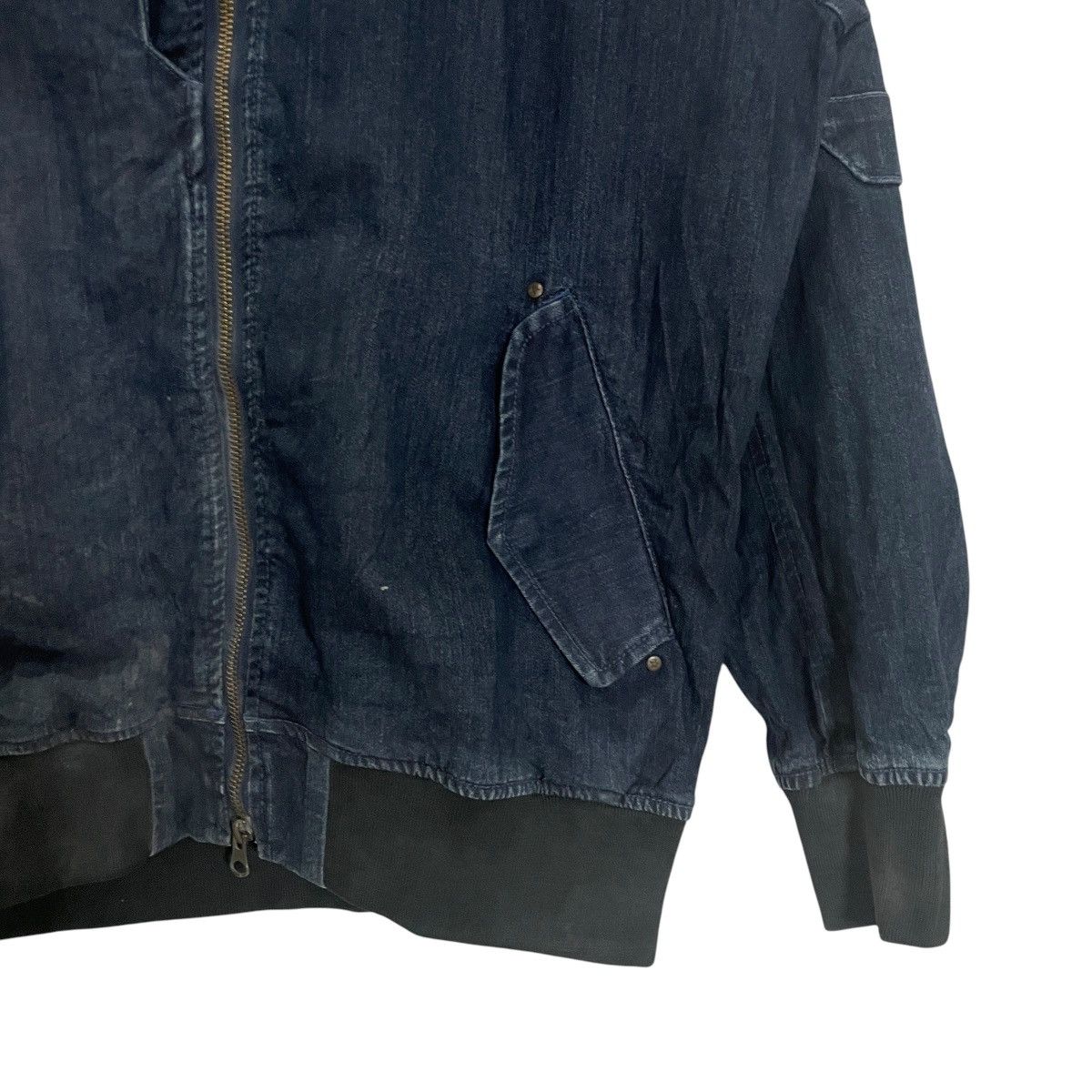 Jean Vintage Rocky Zipper Ups Denim Jacket Size US L / EU 52-54 / 3 - 4 Thumbnail