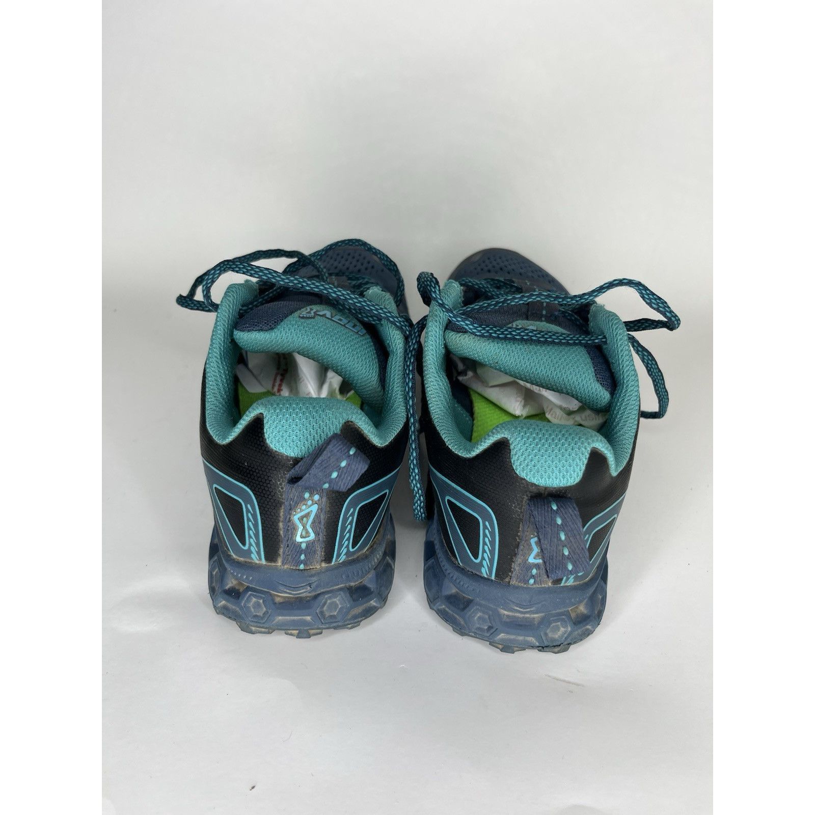 8 by YOOX inov 8 Blue Synthetic Athletic Gym Running Lace Up Shoes Wom Size US 9 / IT 39 - 9 Thumbnail