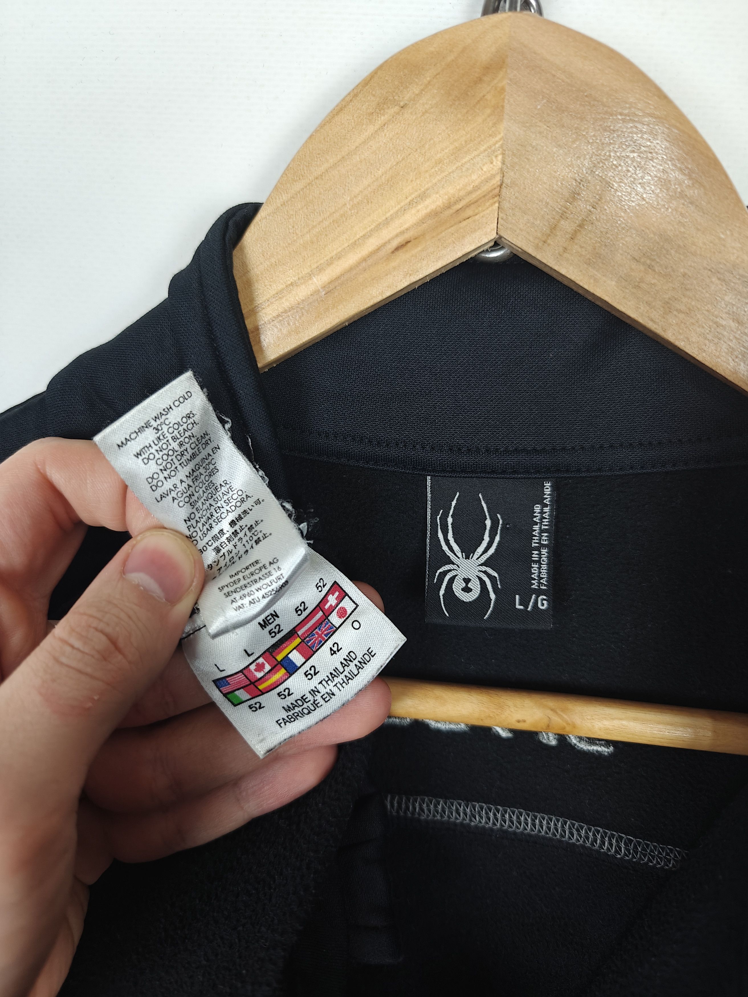 Spyder Spyder Track Top Zip Jacket Black size L Size US L / EU 52-54 / 3 - 9 Thumbnail