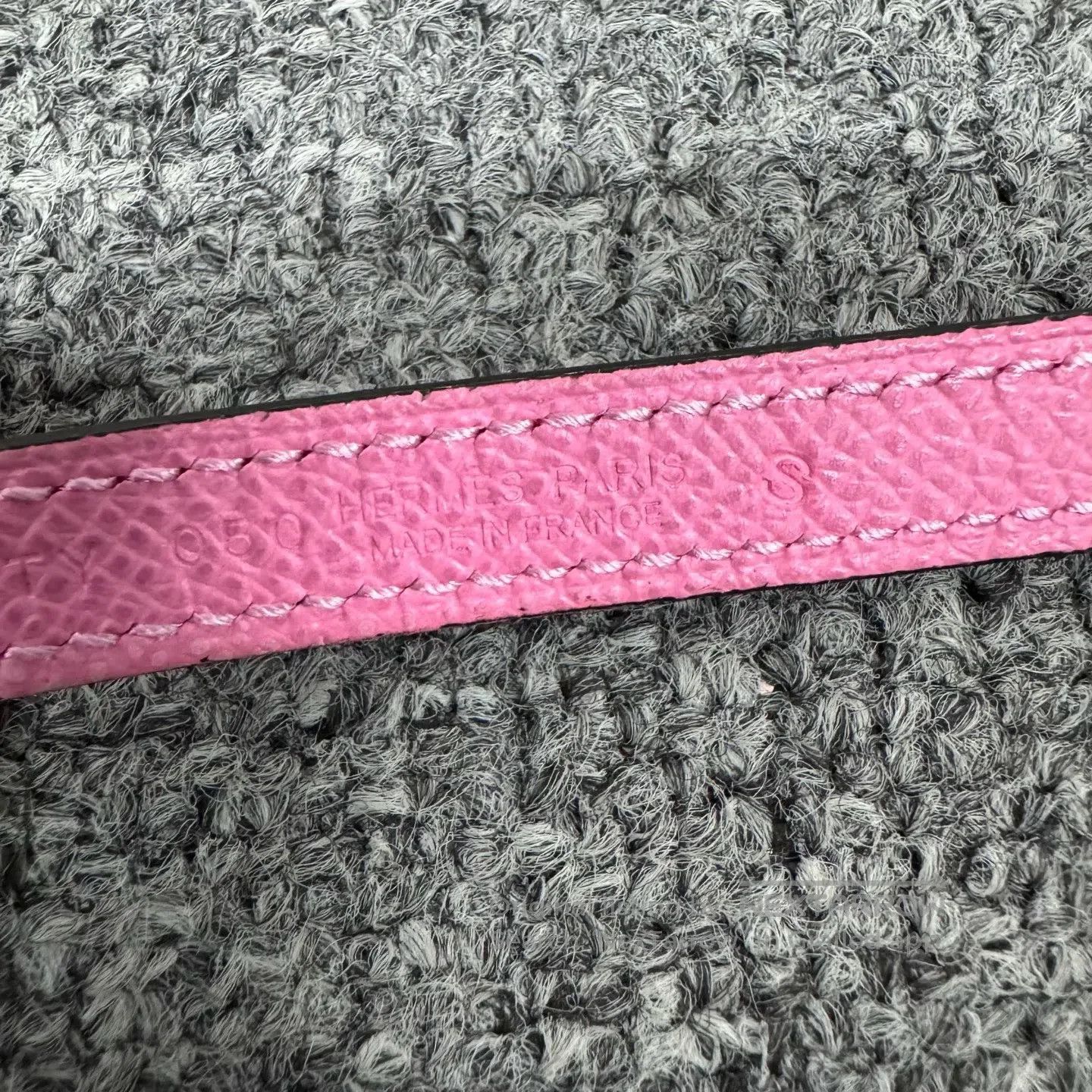 Hermes Hermes Pink, double-sided Epsom leather Kelly belt| Size ONE SIZE - 7 Thumbnail