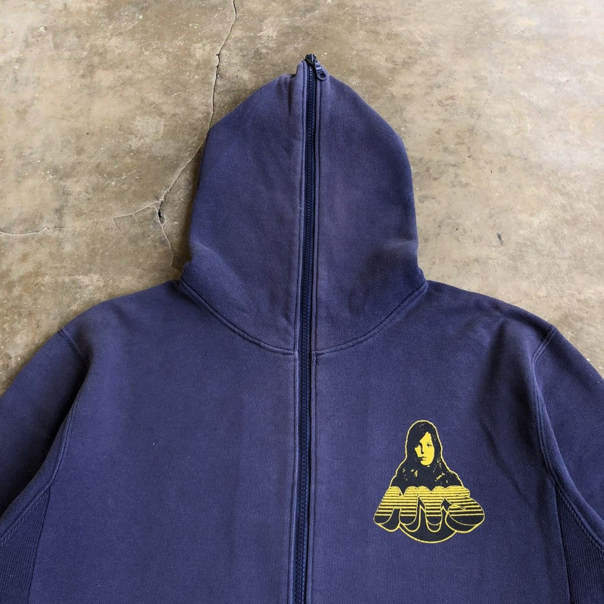 Hysteric Glamour Vintage Hysteric Glamour Woman HYS Full Zipper Hoodie Navy Size US L / EU 52-54 / 3 - 3 Thumbnail