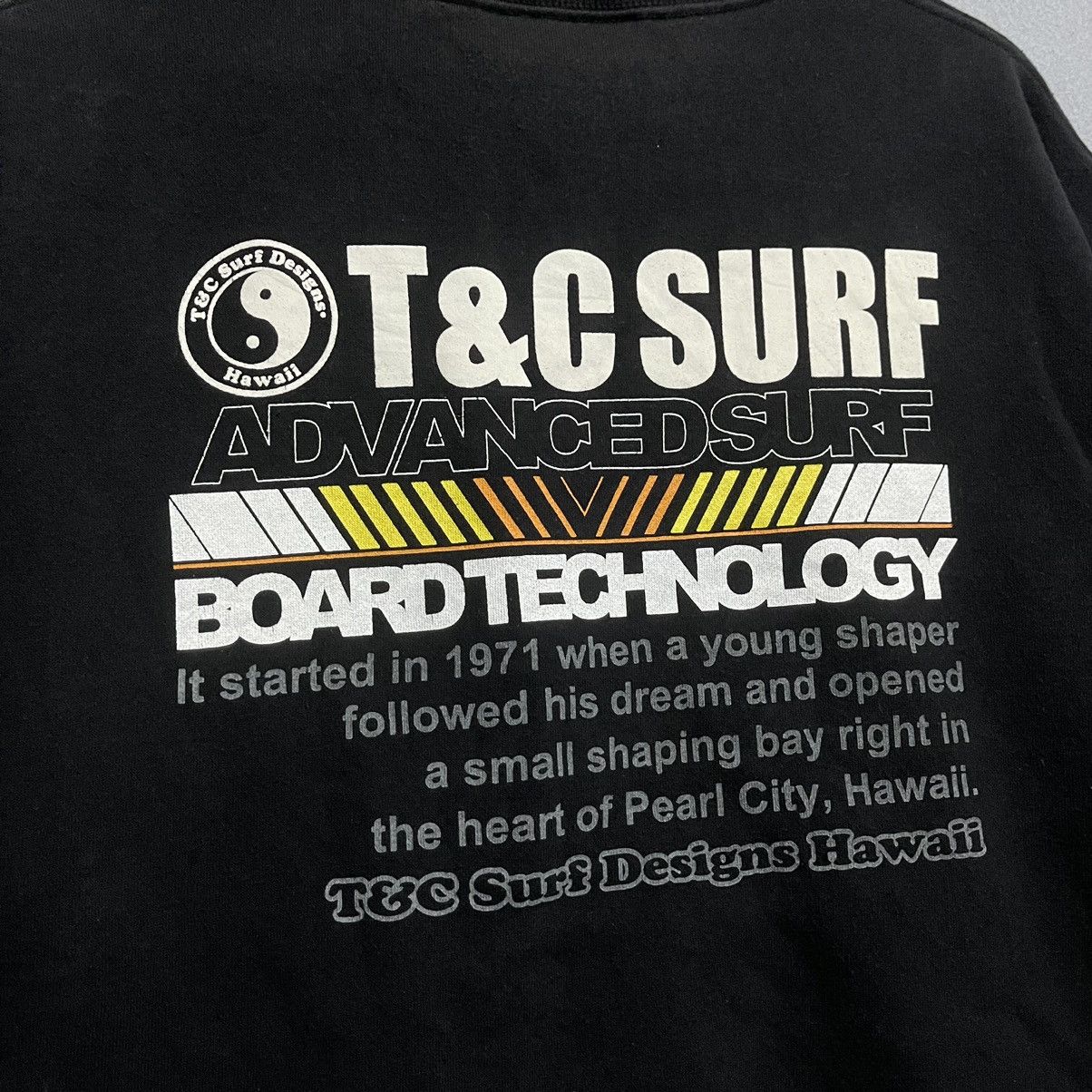 Vintage Vintage T&C Surf Designs Black Graphic Sweatshirt XL Size US XL / EU 56 / 4 - 2 Thumbnail