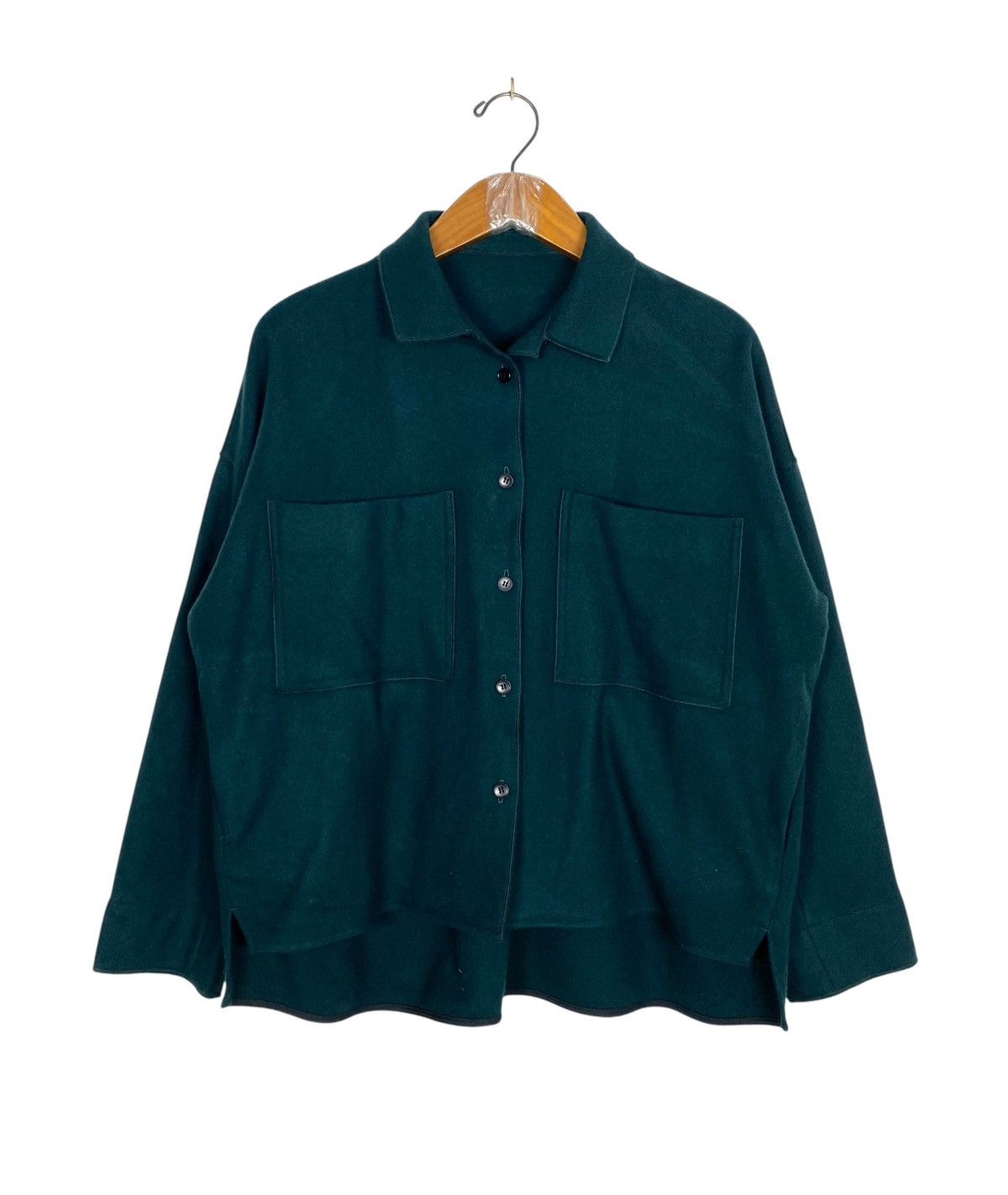 Japanese Brand Rare‼️ Gabardine K.T Button Up Shirt Made in Japan Size US L / EU 52-54 / 3 - 1 Thumbnail
